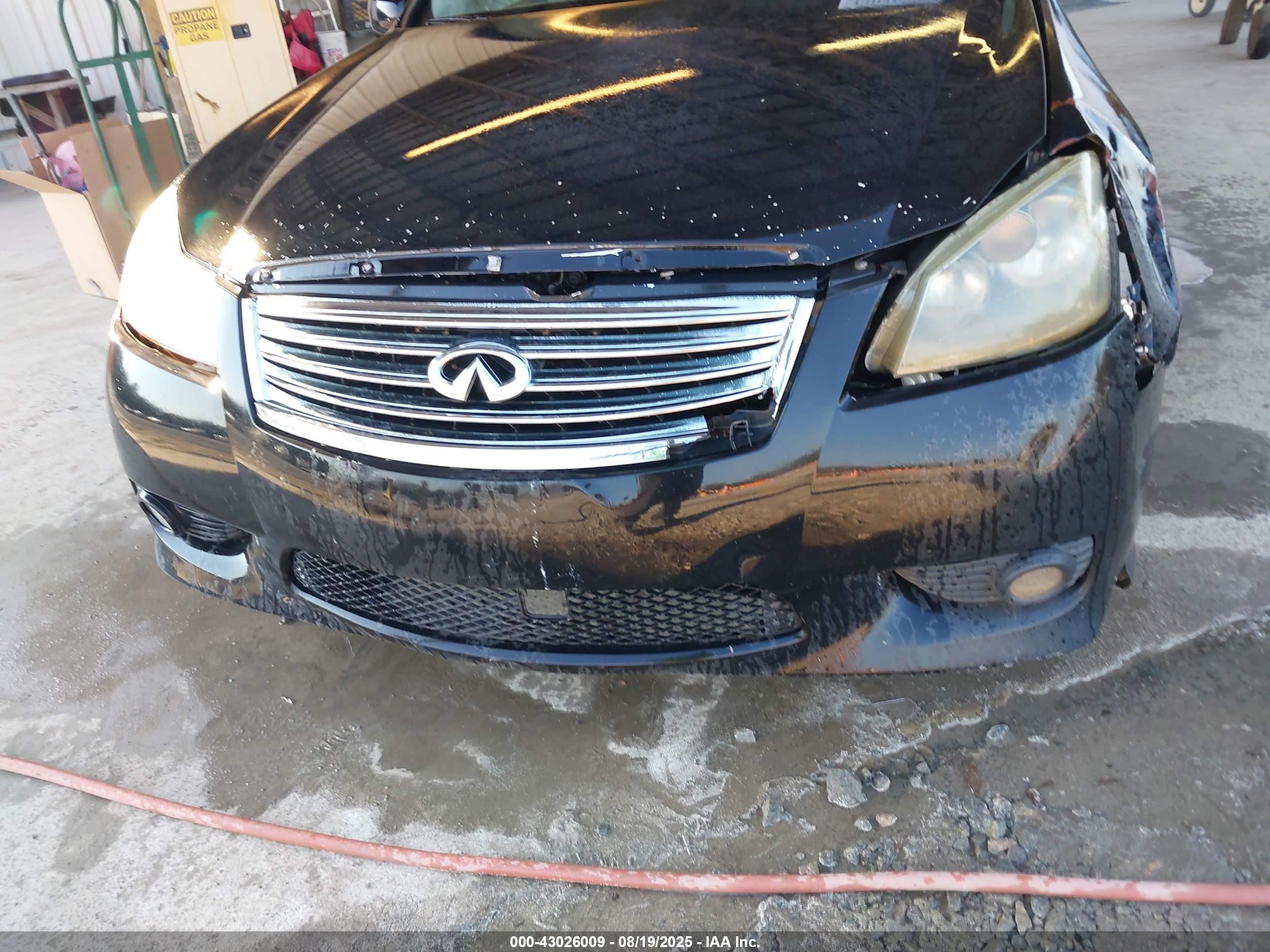 2008 Infiniti M45   Черный vin: JNKBY01E38M500264