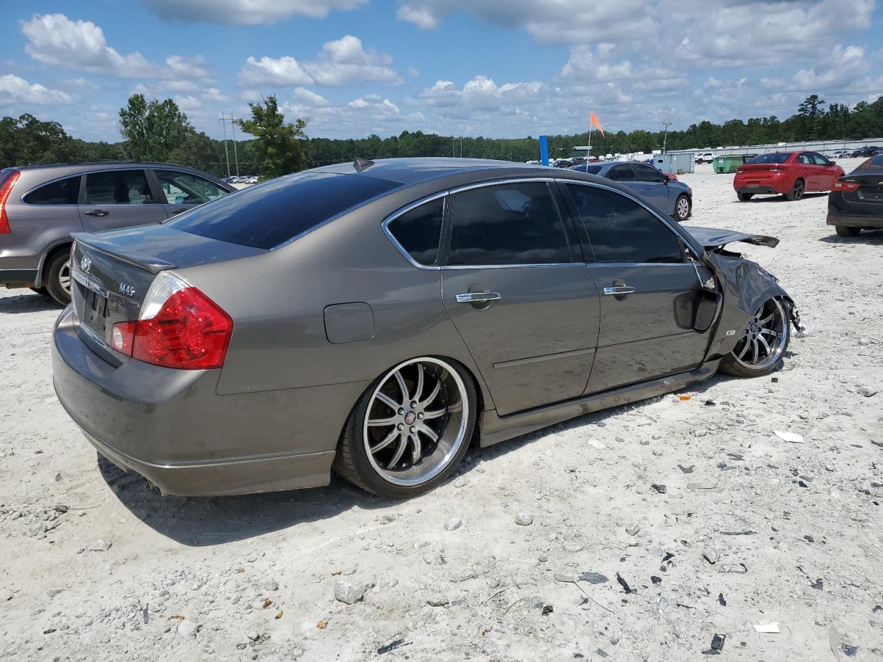 2006 Infiniti M45 Base Gray vin: JNKBY01E46M202609