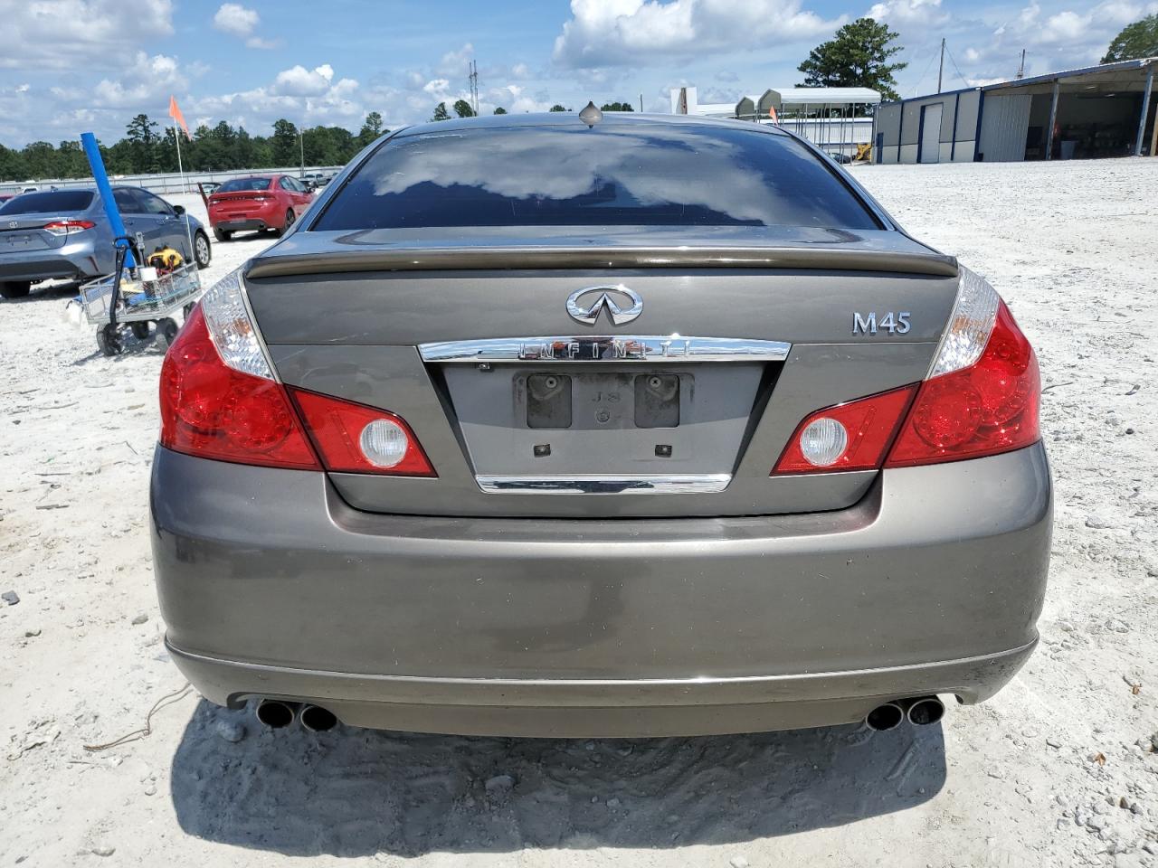 2006 Infiniti M45 Base Gray vin: JNKBY01E46M202609