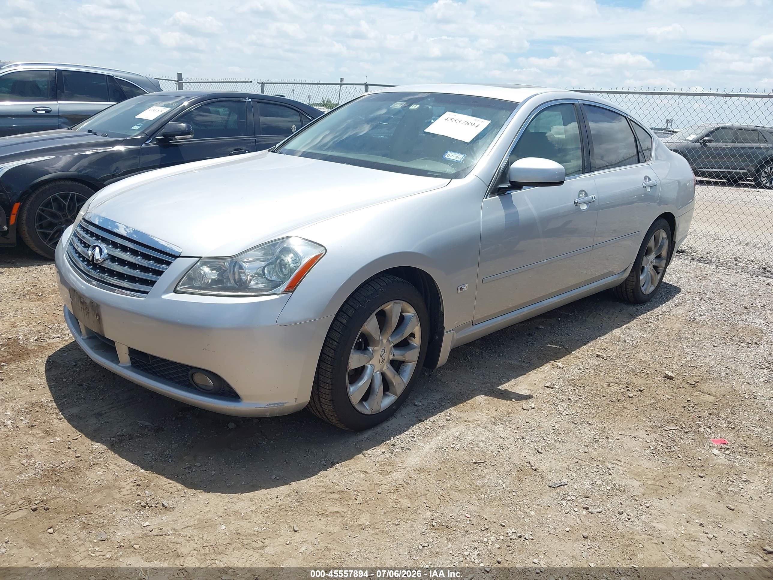 2006 Infiniti M45   Silver vin: JNKBY01E46M202867