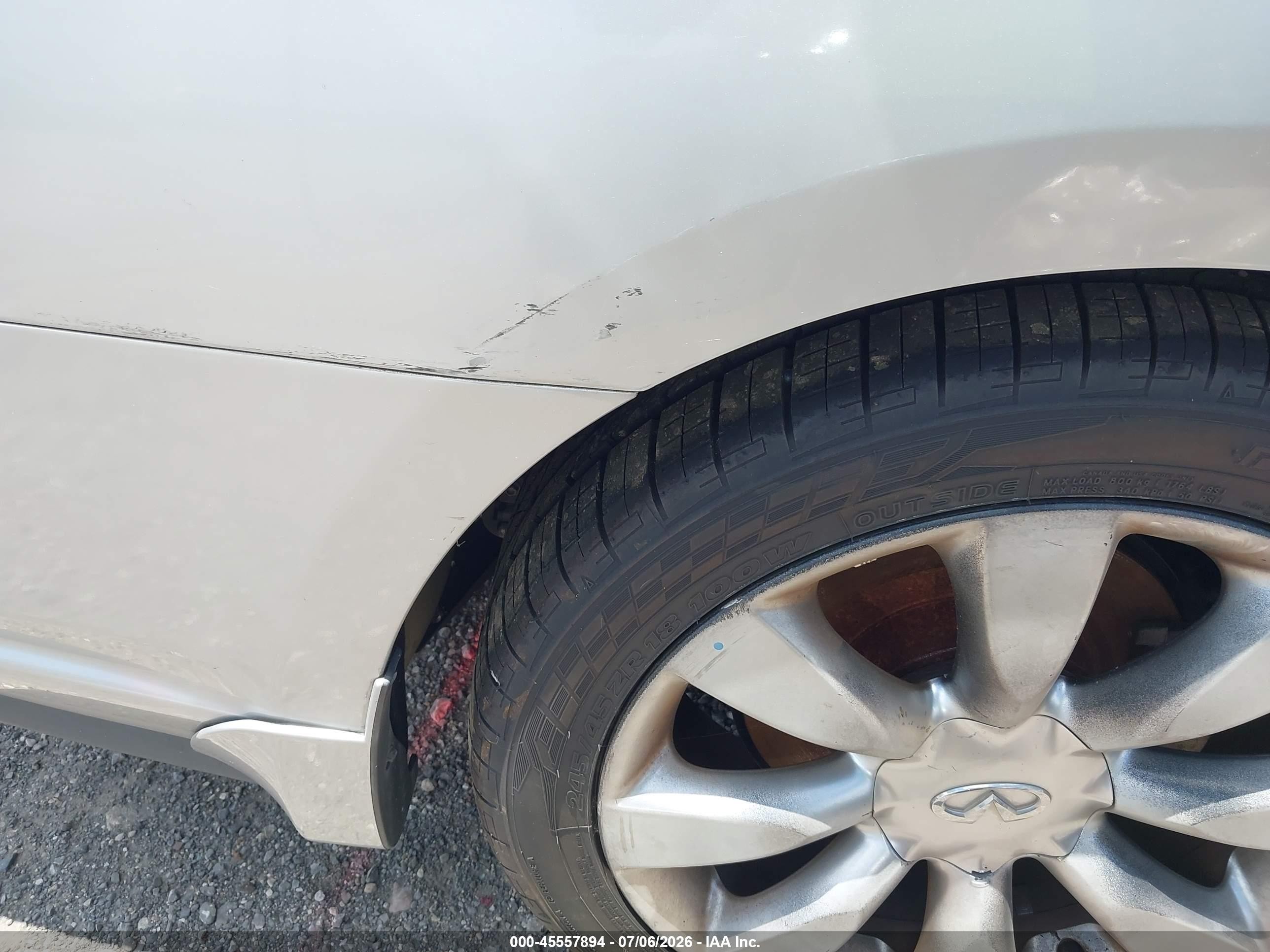2006 Infiniti M45   Silver vin: JNKBY01E46M202867