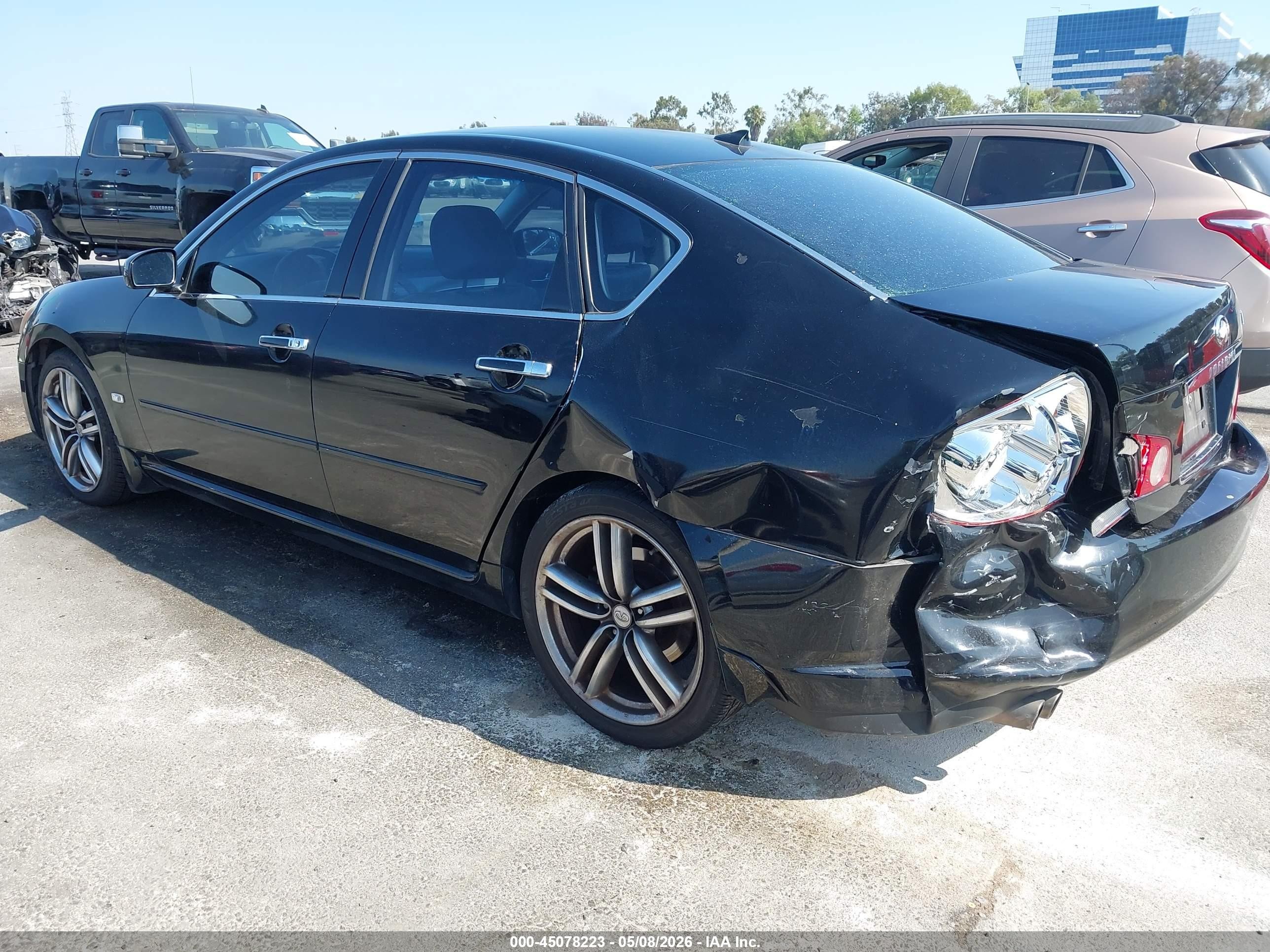 2006 Infiniti M45 Sport Black vin: JNKBY01E46M205090