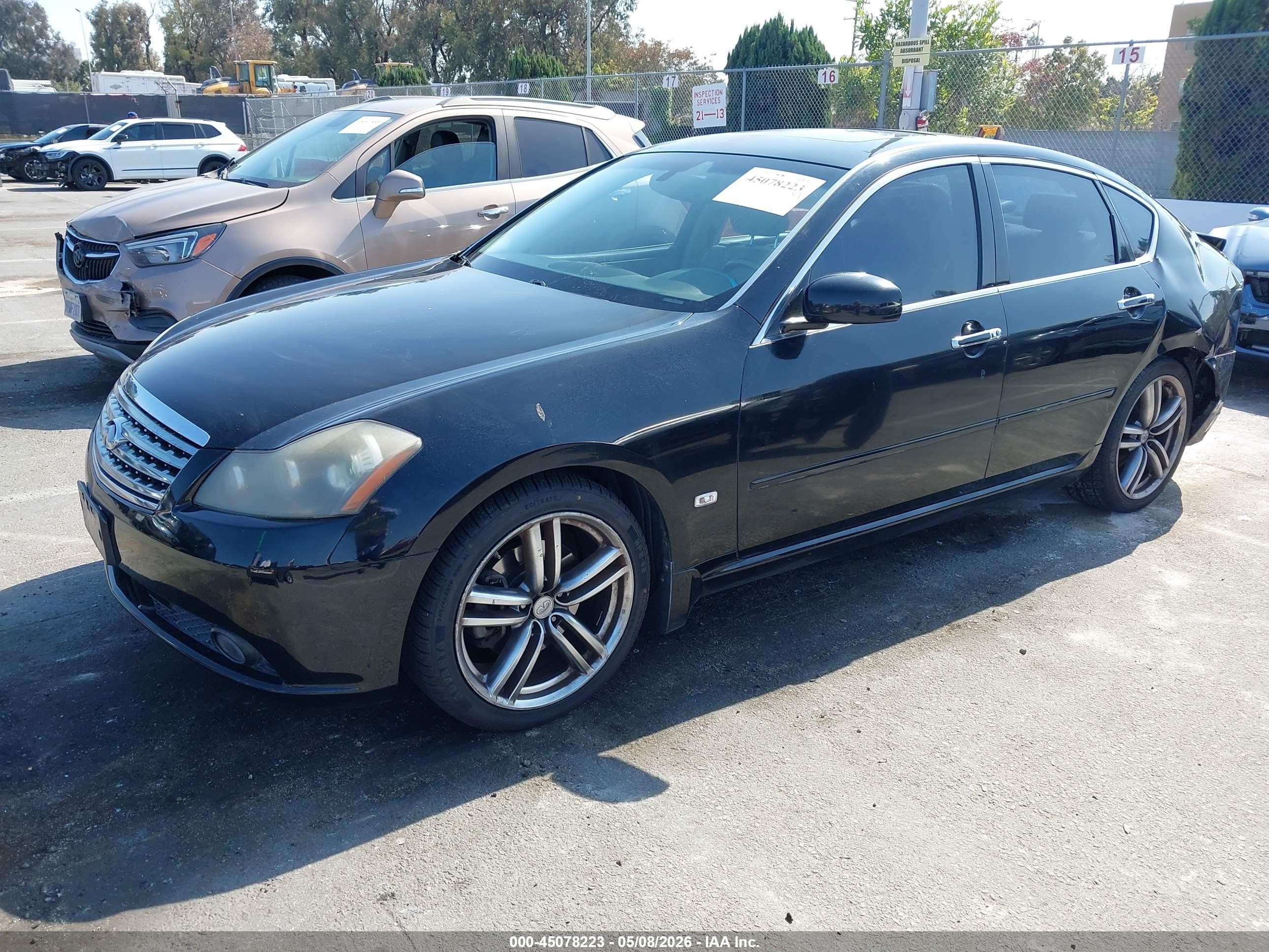 2006 Infiniti M45 Sport Black vin: JNKBY01E46M205090