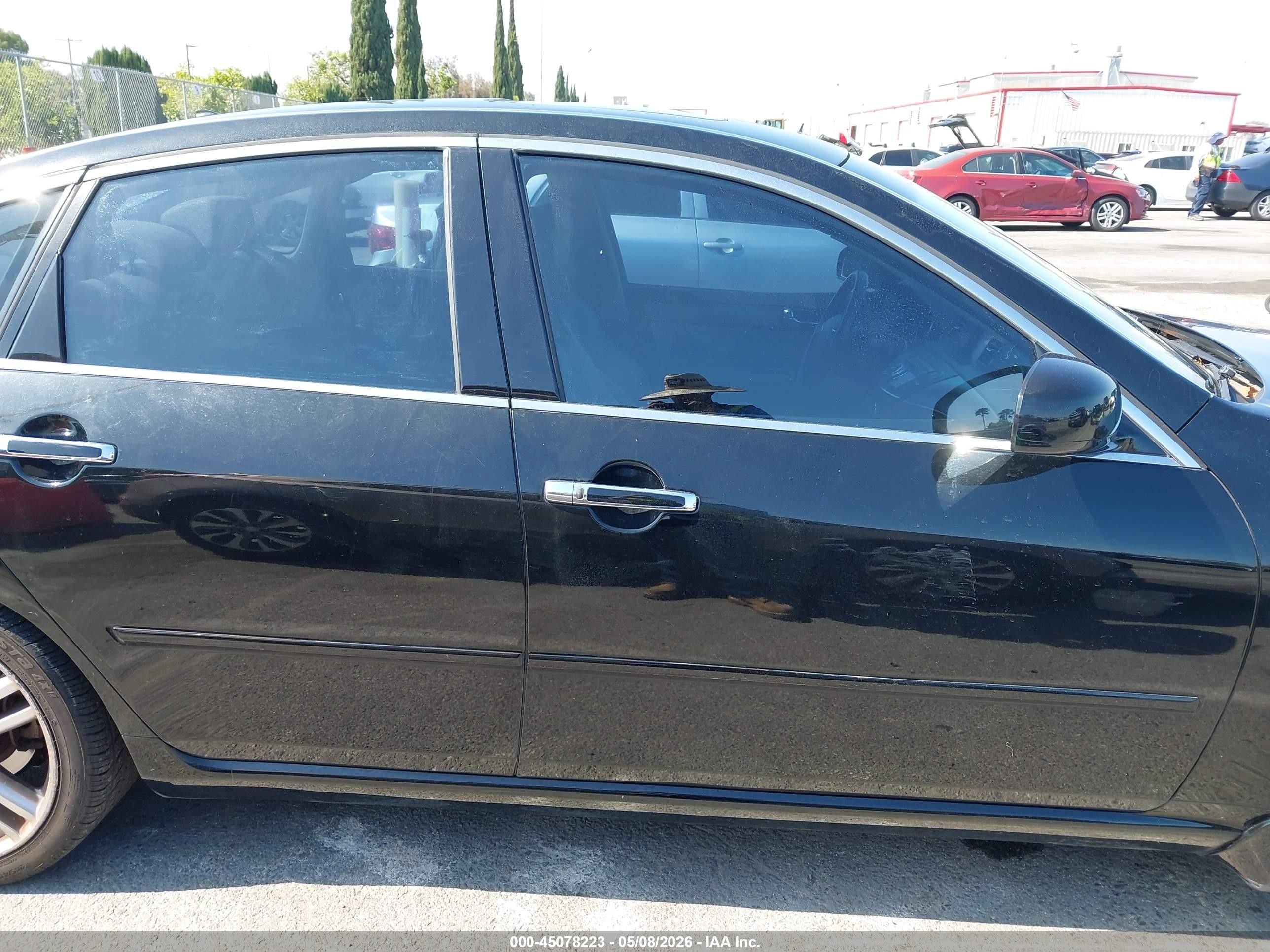 2006 Infiniti M45 Sport Black vin: JNKBY01E46M205090