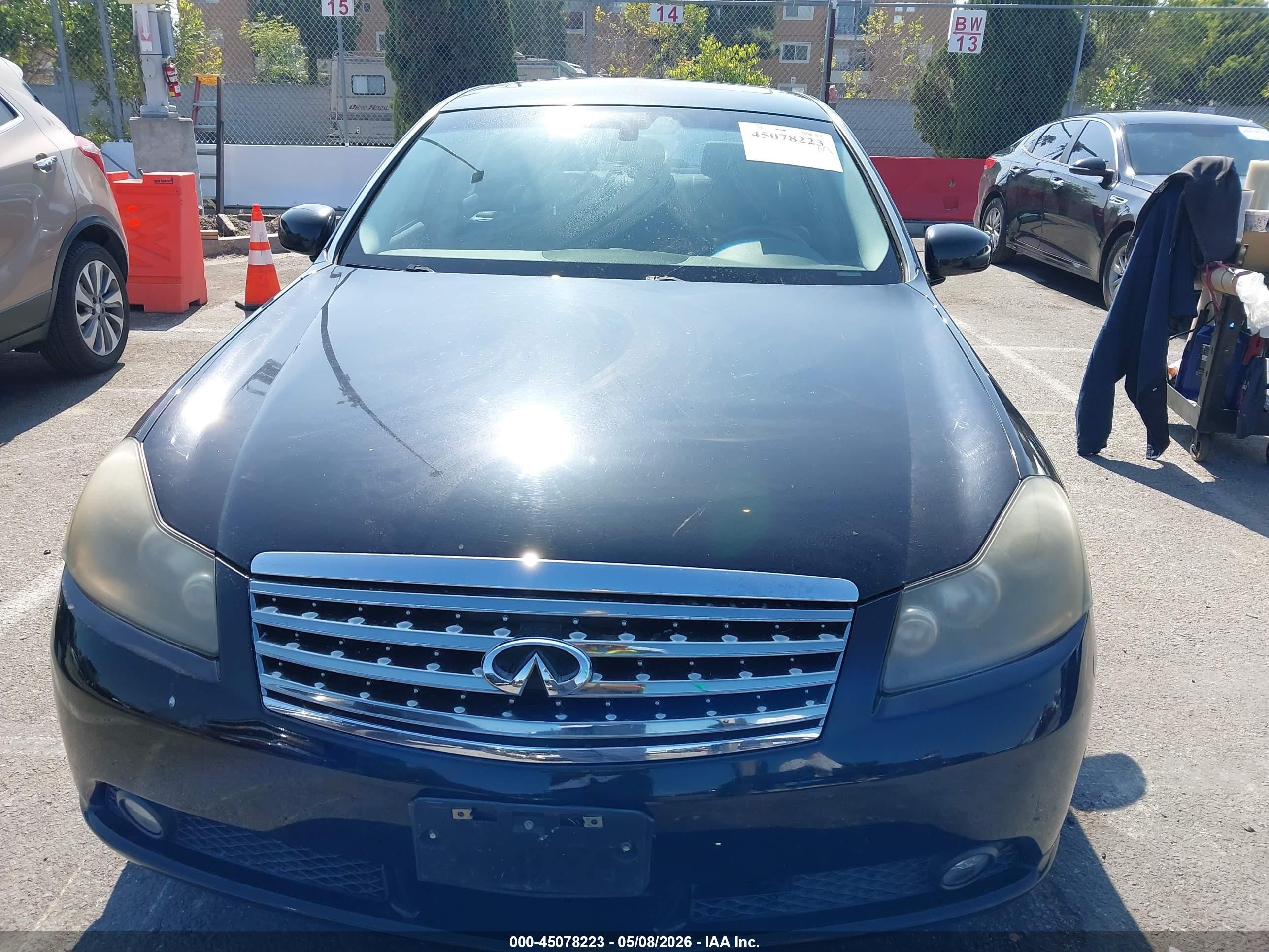 2006 Infiniti M45 Sport Black vin: JNKBY01E46M205090