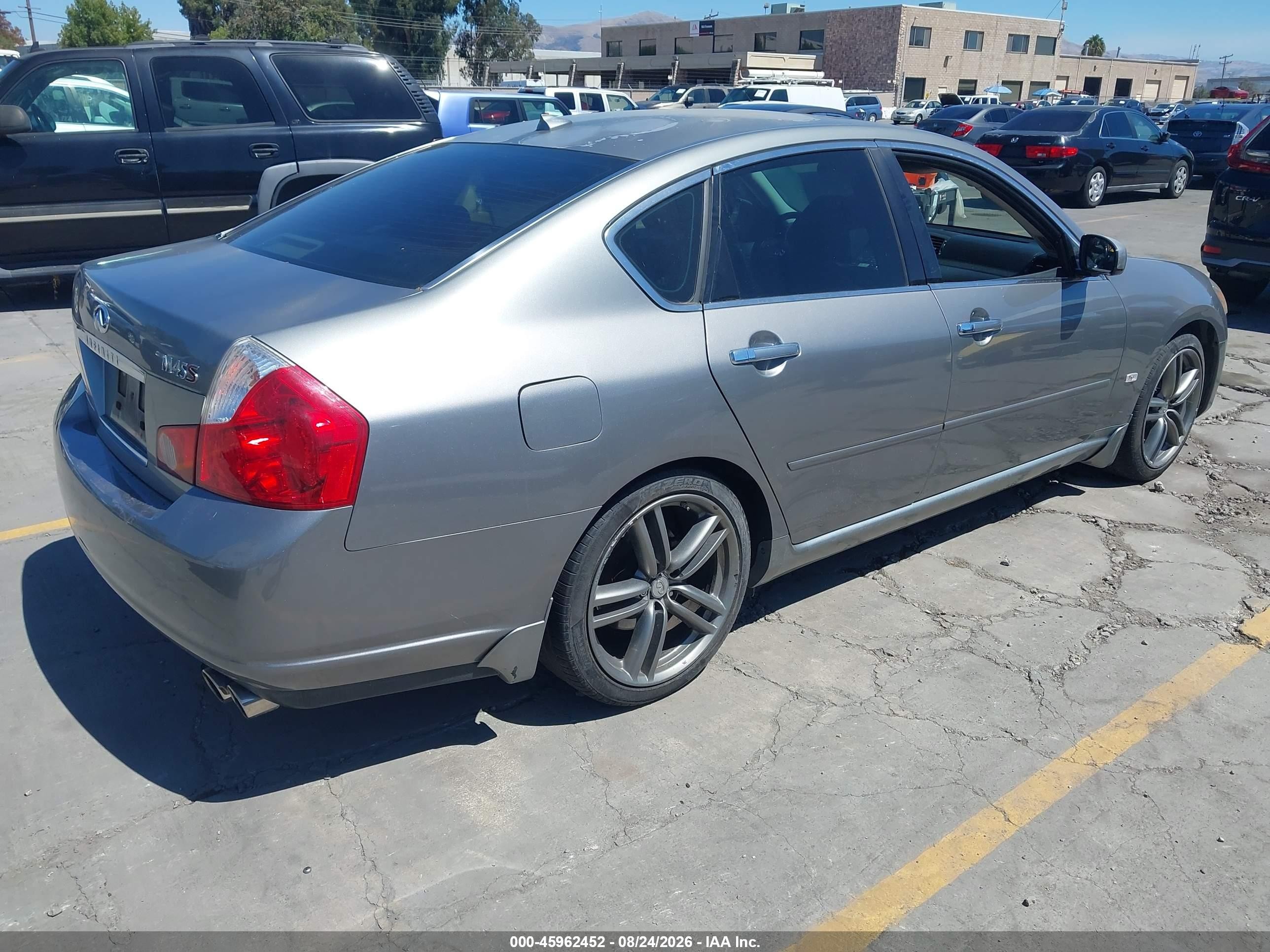 2006 Infiniti M45 Sport Gray vin: JNKBY01E46M206109