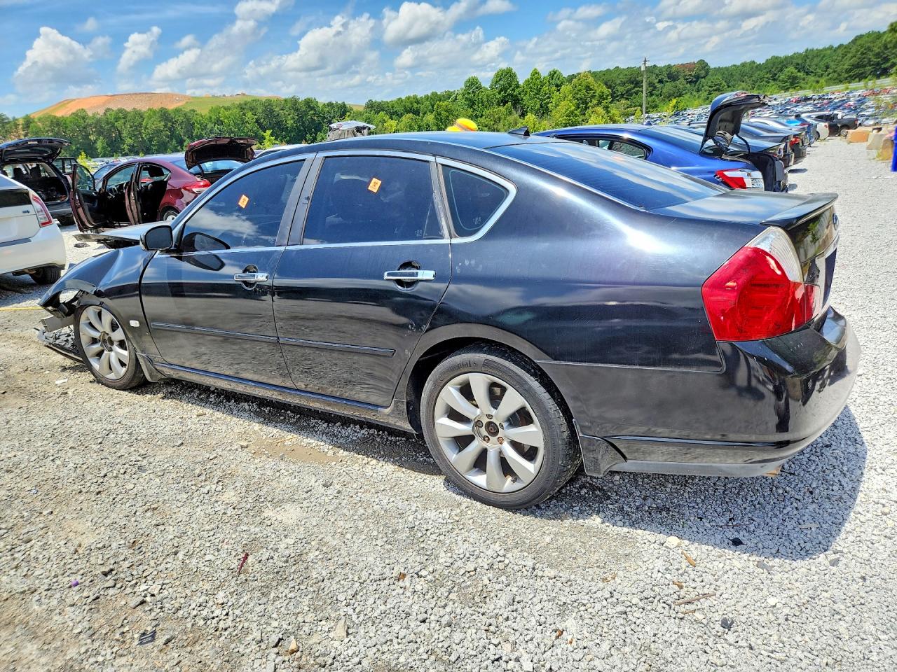 2007 Infiniti M45 Base Черный vin: JNKBY01E47M400558