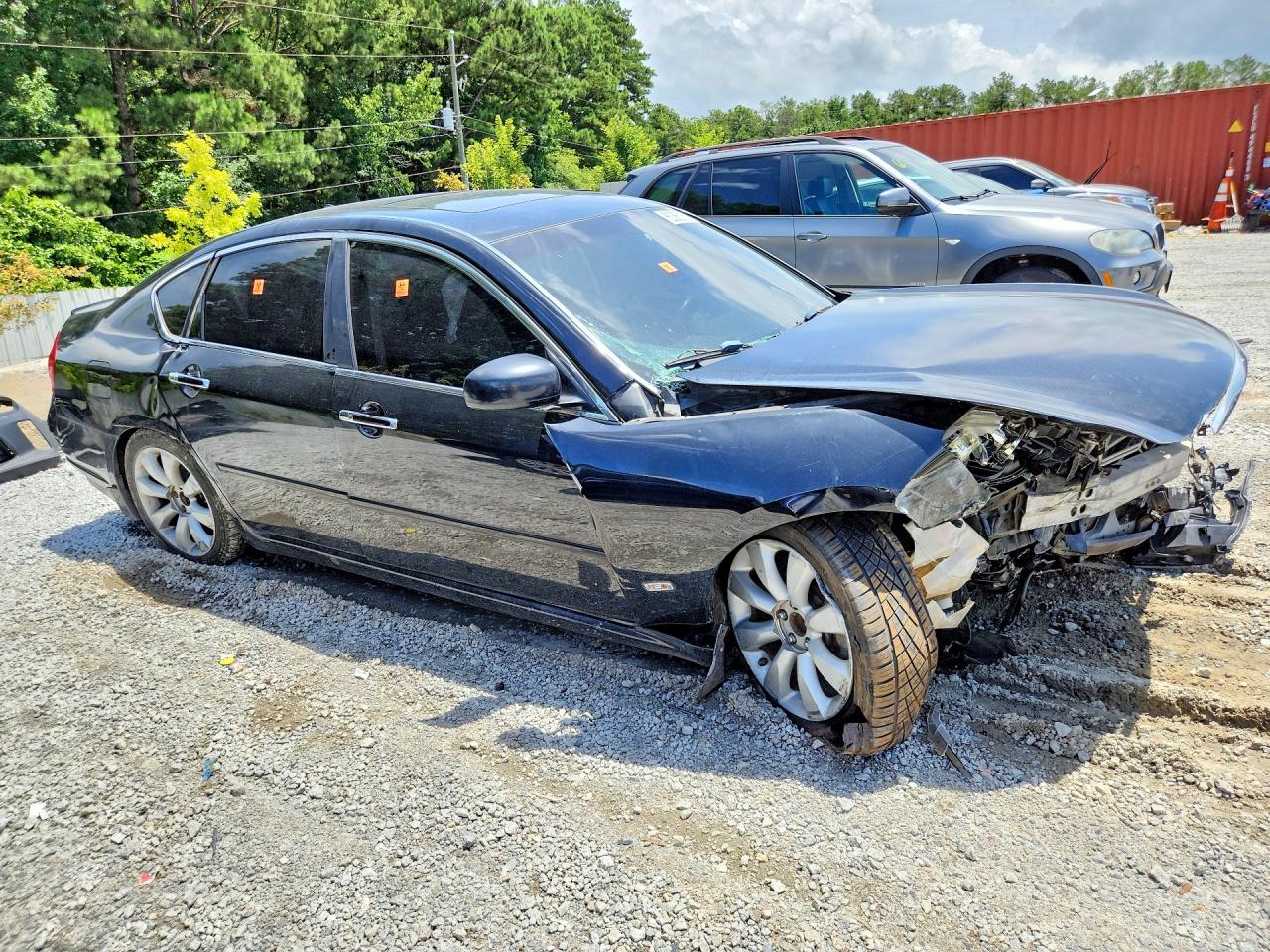2007 Infiniti M45 Base Черный vin: JNKBY01E47M400558