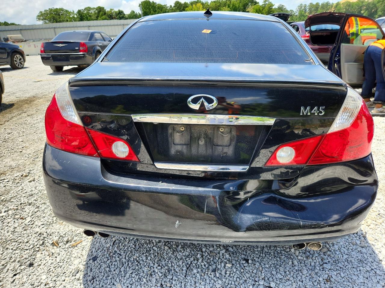 2007 Infiniti M45 Base Черный vin: JNKBY01E47M400558