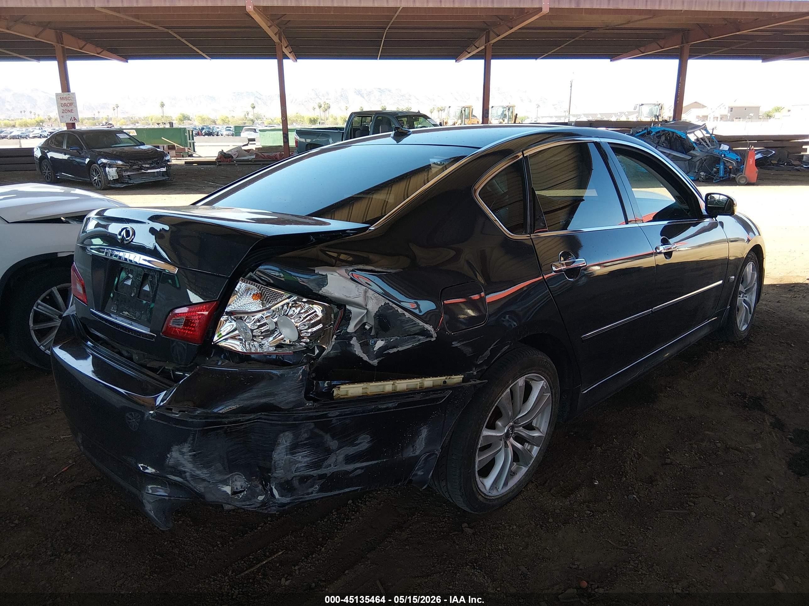 2009 Infiniti M45   Blue vin: JNKBY01E49M700152