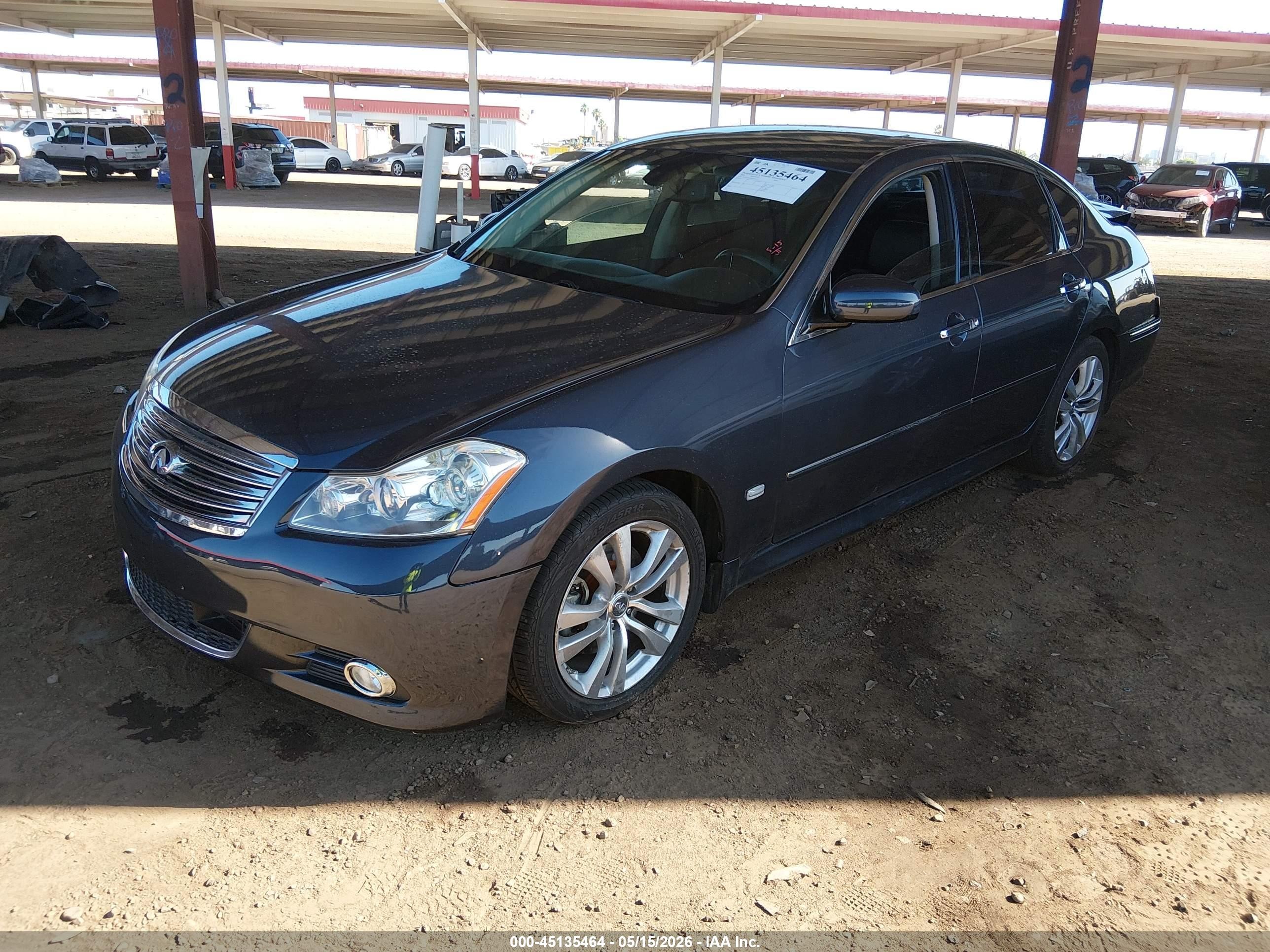 2009 Infiniti M45   Blue vin: JNKBY01E49M700152