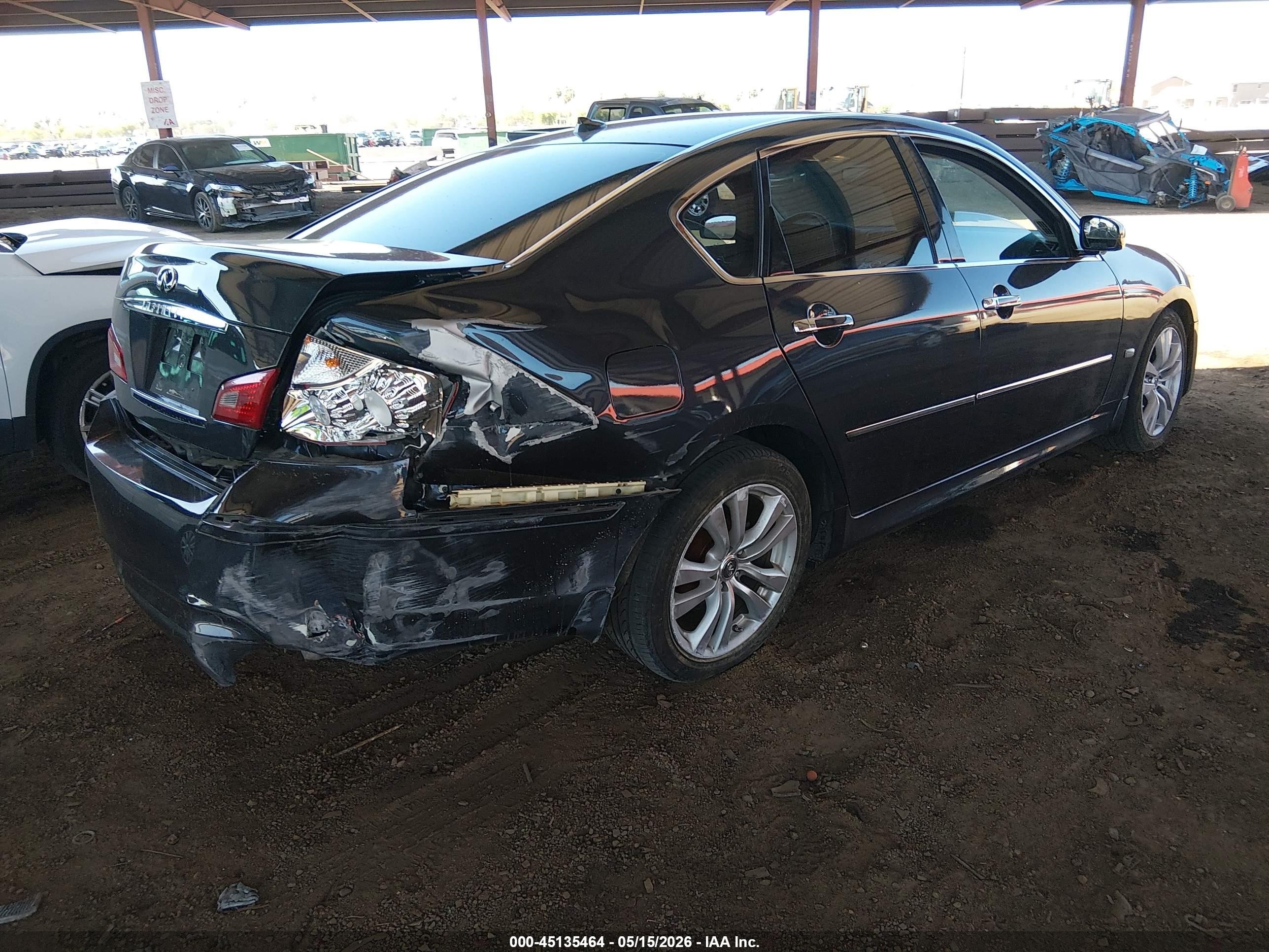 2009 Infiniti M45   Blue vin: JNKBY01E49M700152