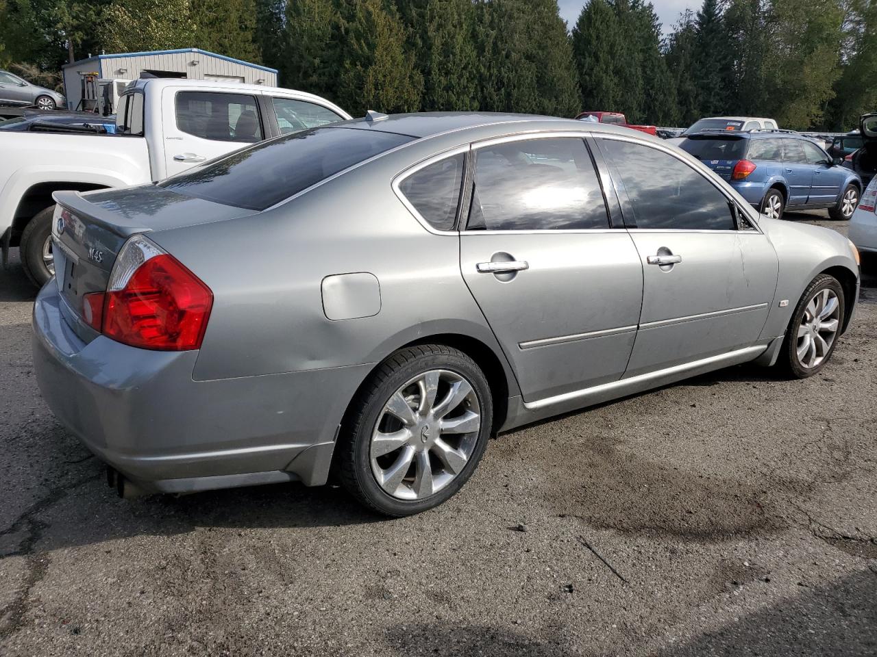 2006 Infiniti M45 Base Gray vin: JNKBY01E56M201968