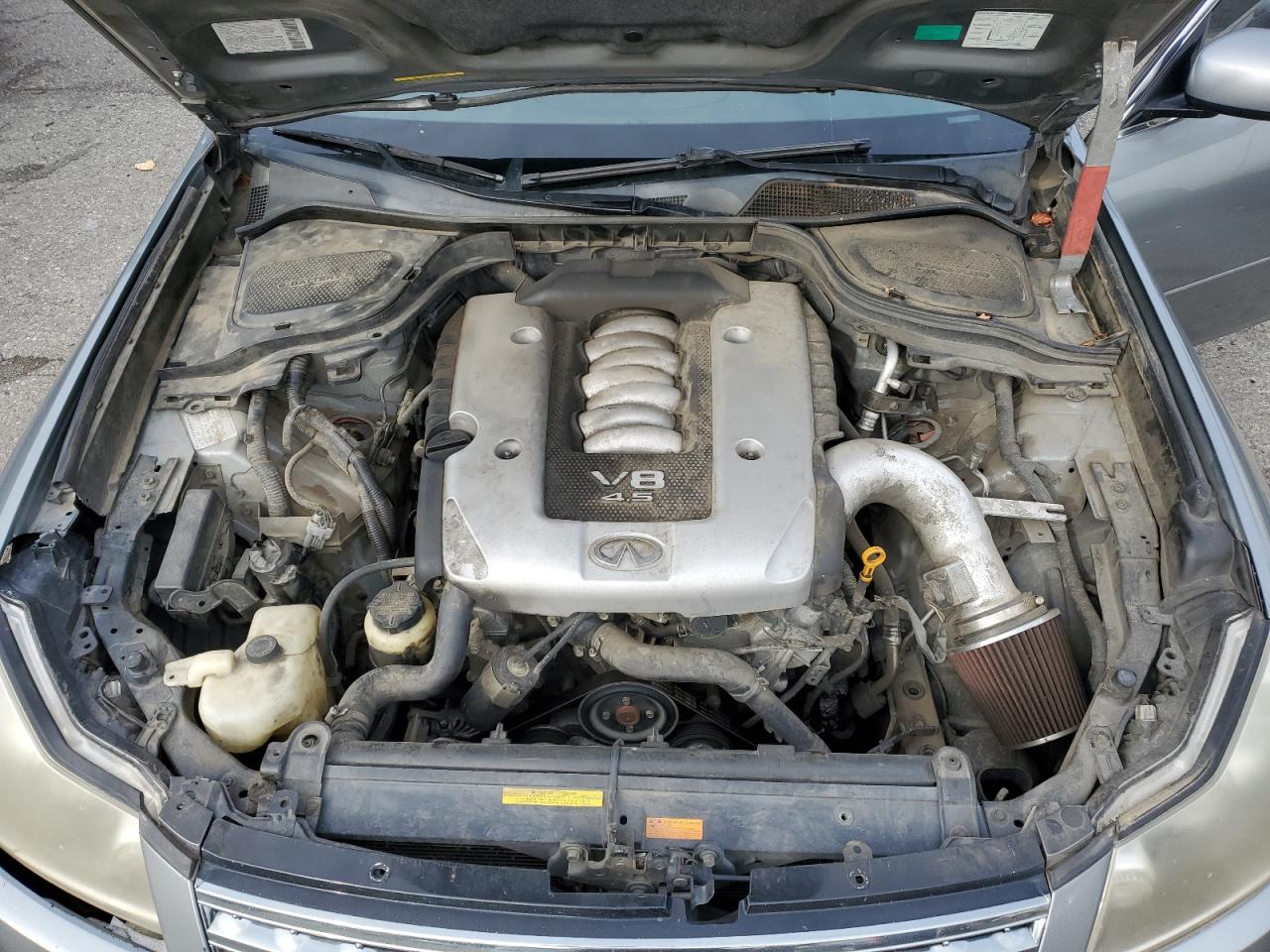2006 Infiniti M45 Base Gray vin: JNKBY01E56M201968