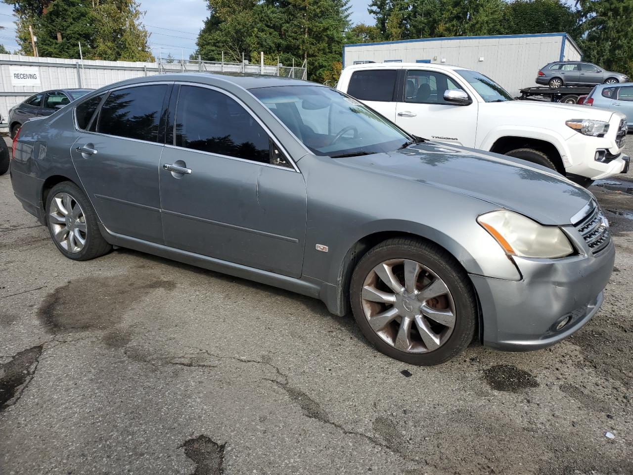 2006 Infiniti M45 Base Gray vin: JNKBY01E56M201968