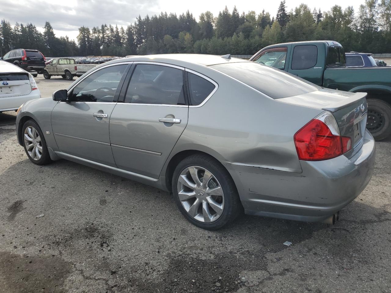 2006 Infiniti M45 Base Gray vin: JNKBY01E56M201968