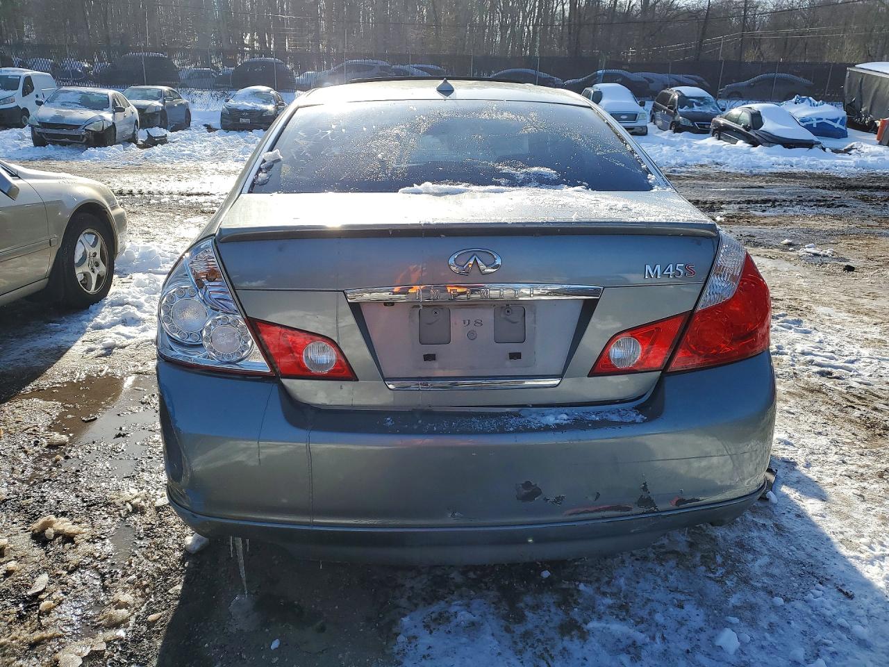 2006 Infiniti M45 Base Gray vin: JNKBY01E56M206796