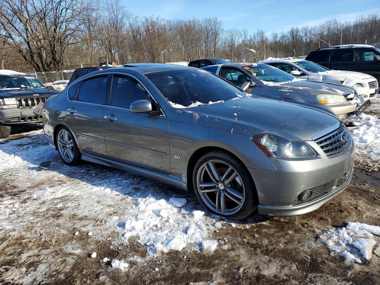 2006 Infiniti M45 Base Gray vin: JNKBY01E56M206796