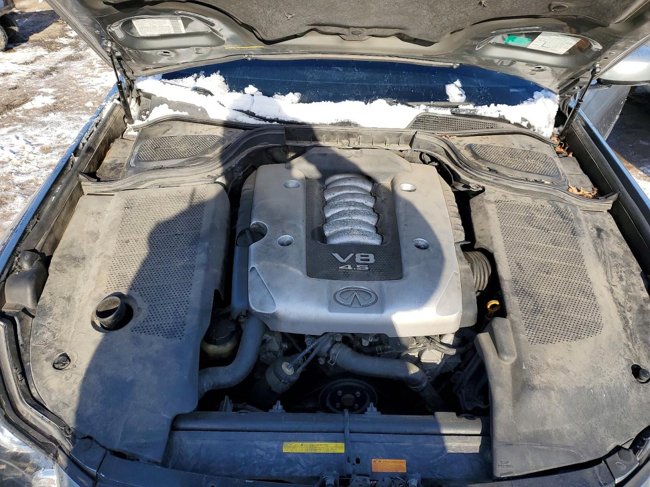 2006 Infiniti M45 Base Gray vin: JNKBY01E56M206796