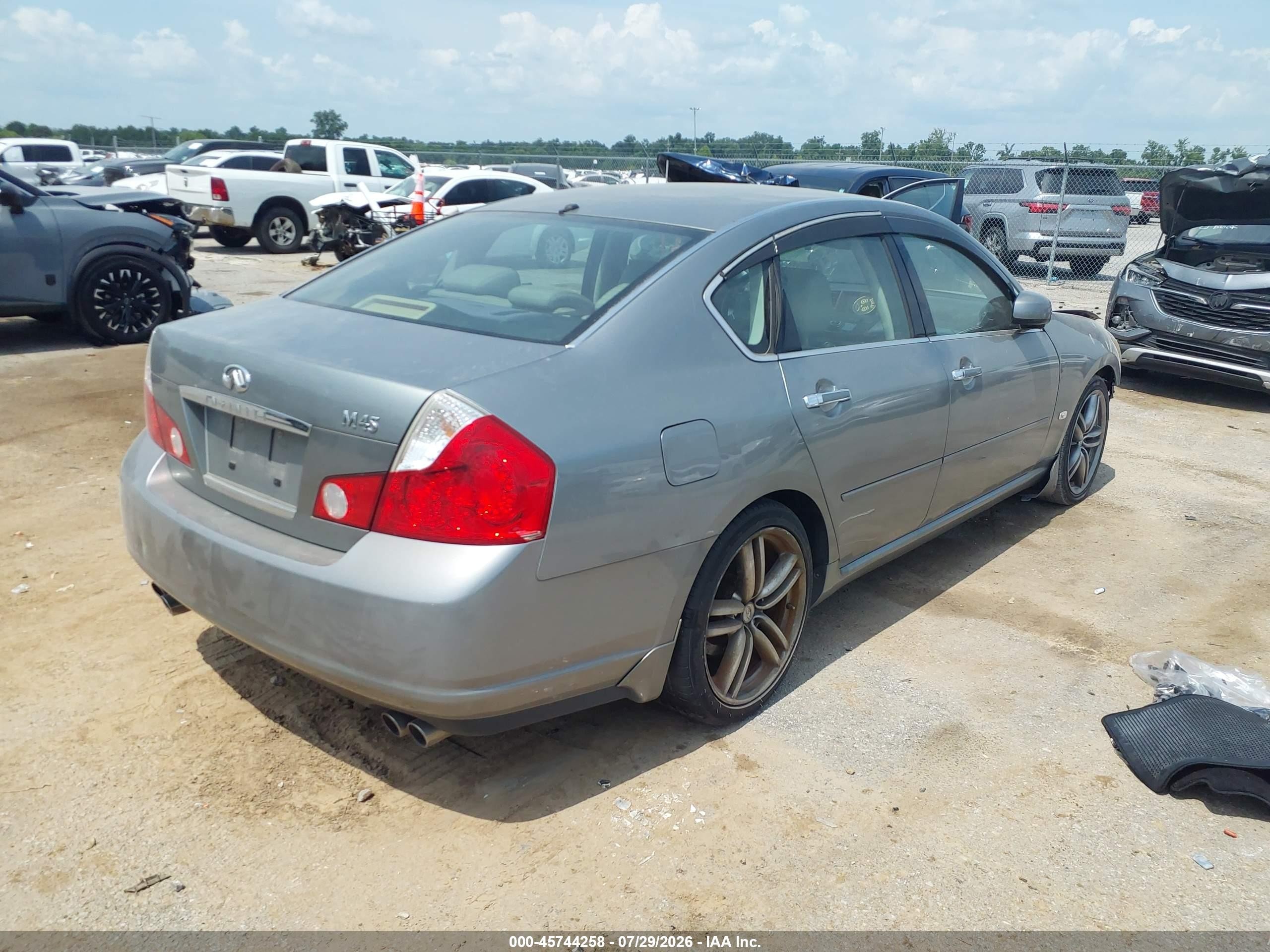 2006 Infiniti M45 Sport Gray vin: JNKBY01E66M200229