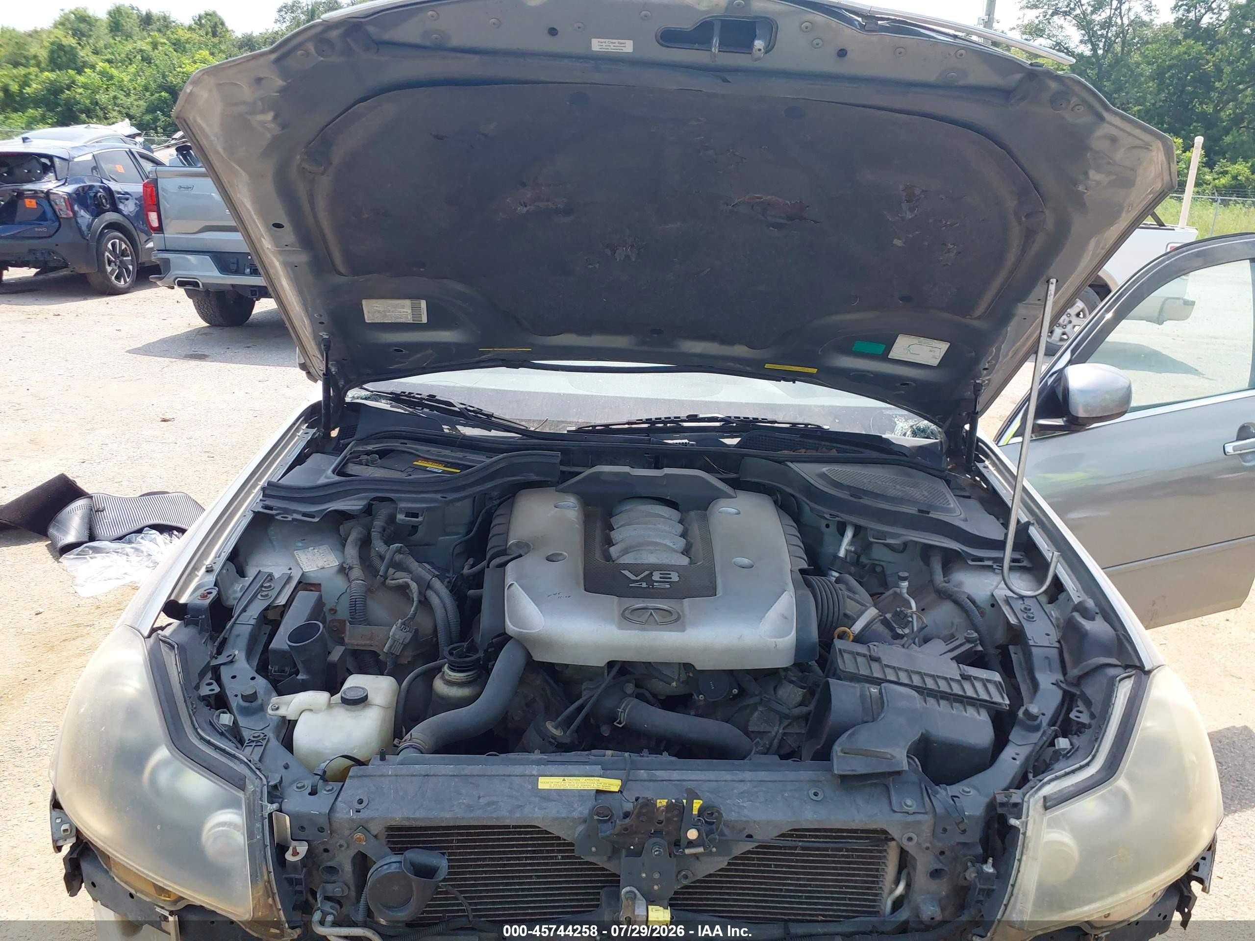 2006 Infiniti M45 Sport Gray vin: JNKBY01E66M200229