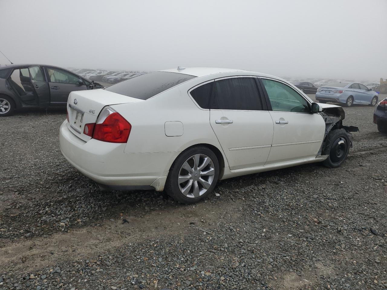 2006 Infiniti M45 Base White vin: JNKBY01E66M201025