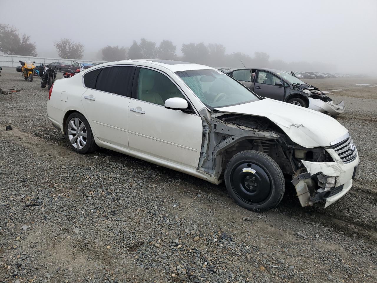 2006 Infiniti M45 Base White vin: JNKBY01E66M201025