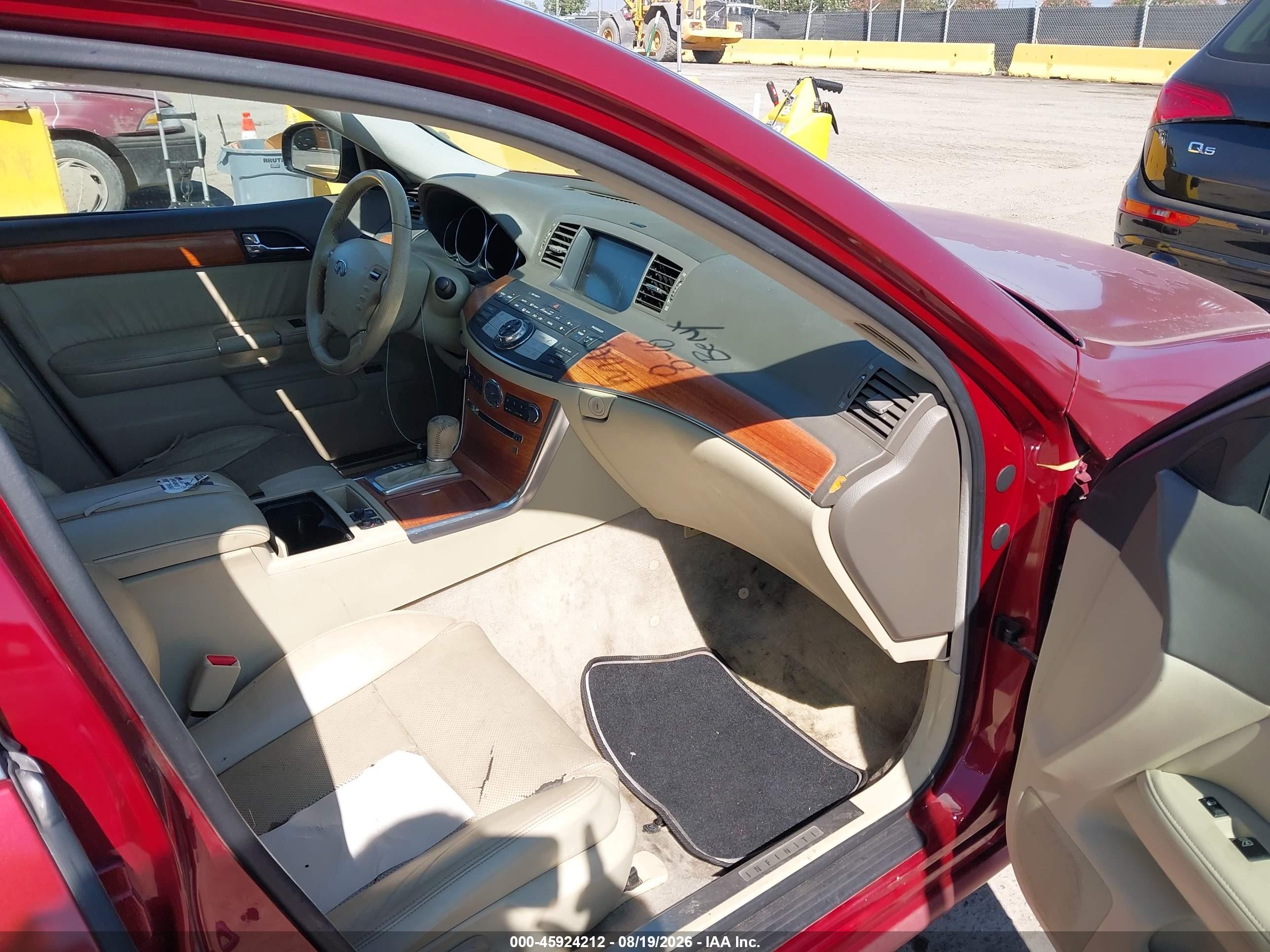 2006 Infiniti M45   Burgundy vin: JNKBY01E66M206970
