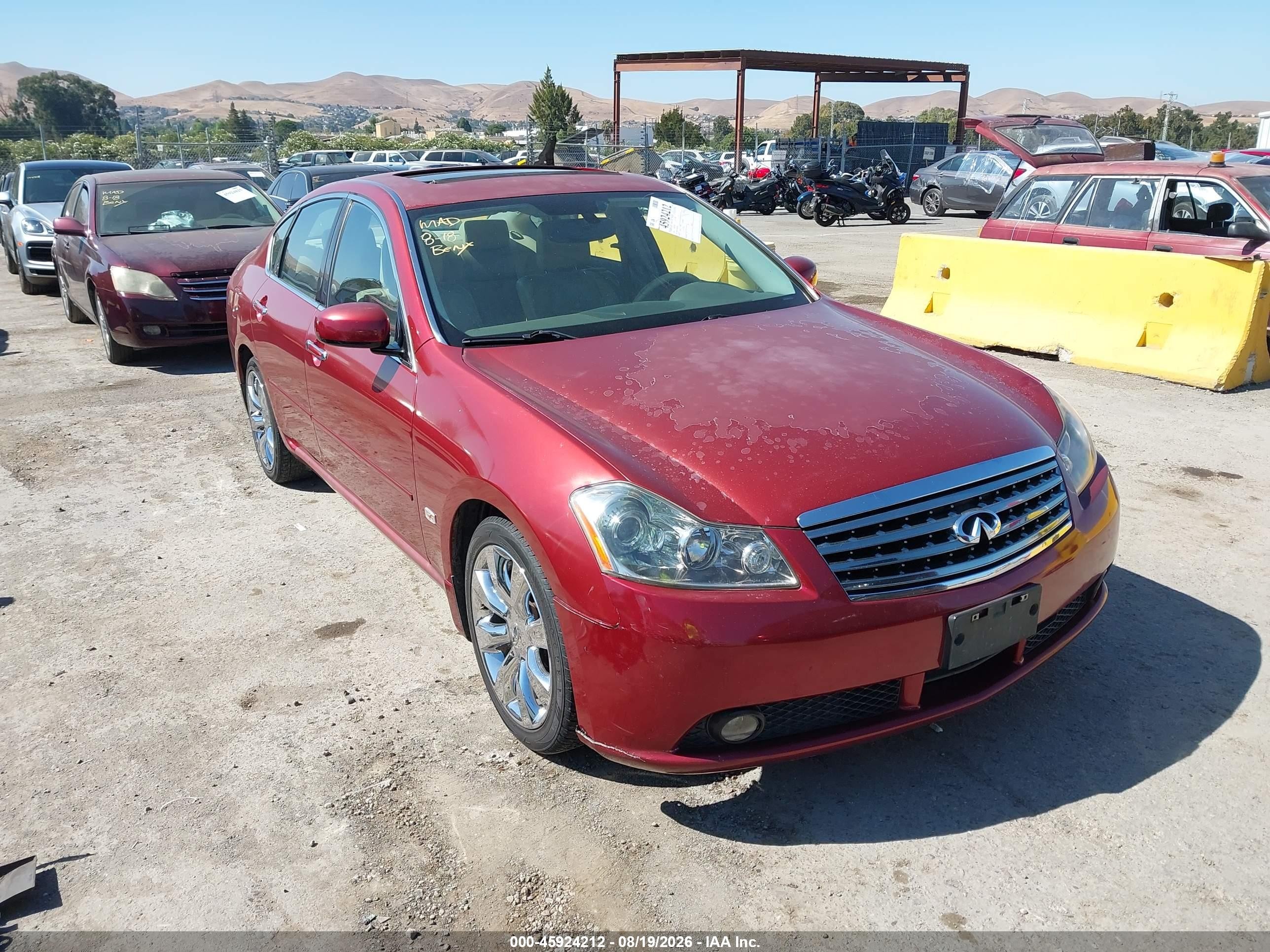 2006 Infiniti M45   Burgundy vin: JNKBY01E66M206970