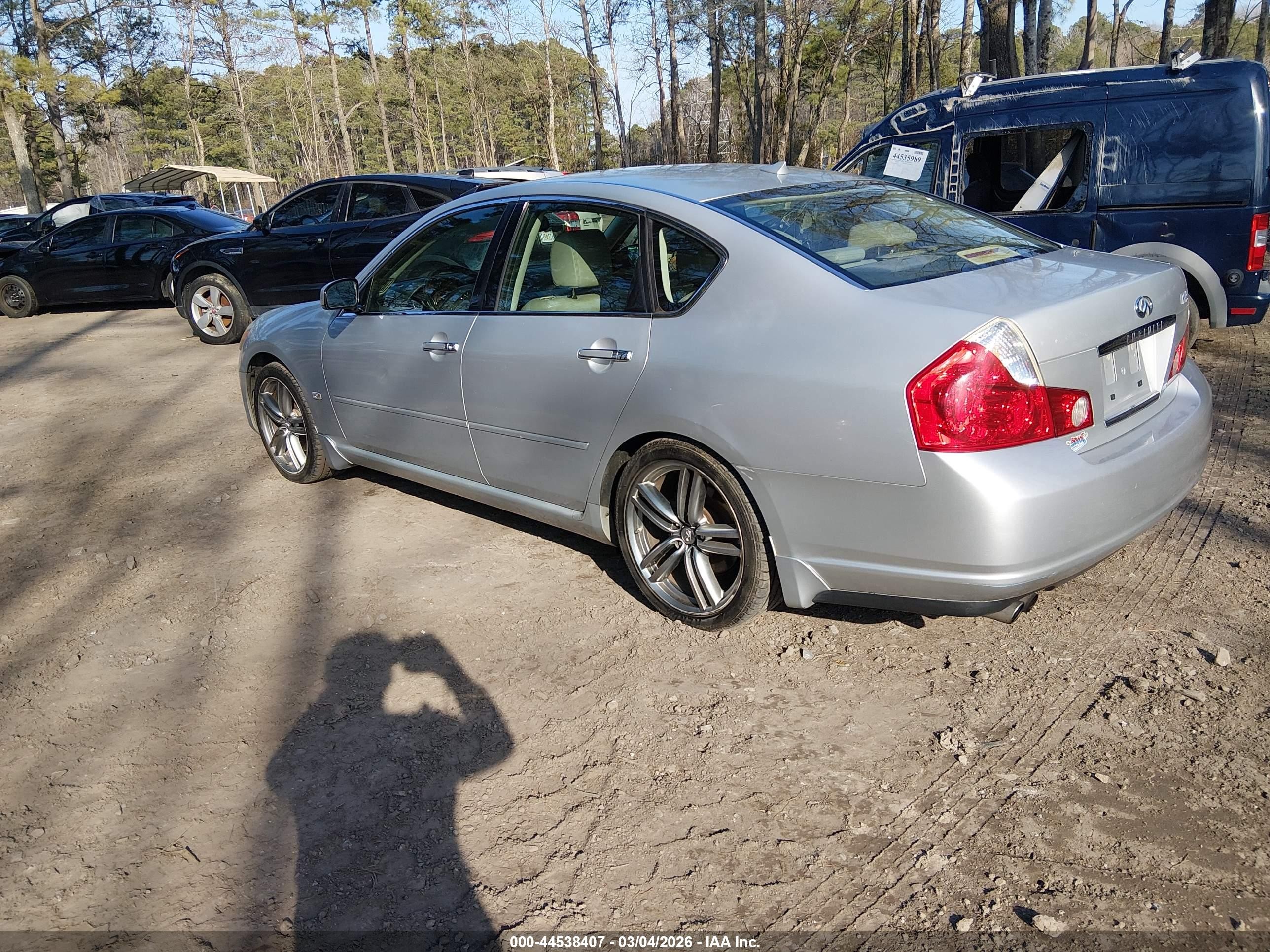 2006 Infiniti M45 Sport Серебряный vin: JNKBY01E76M200093