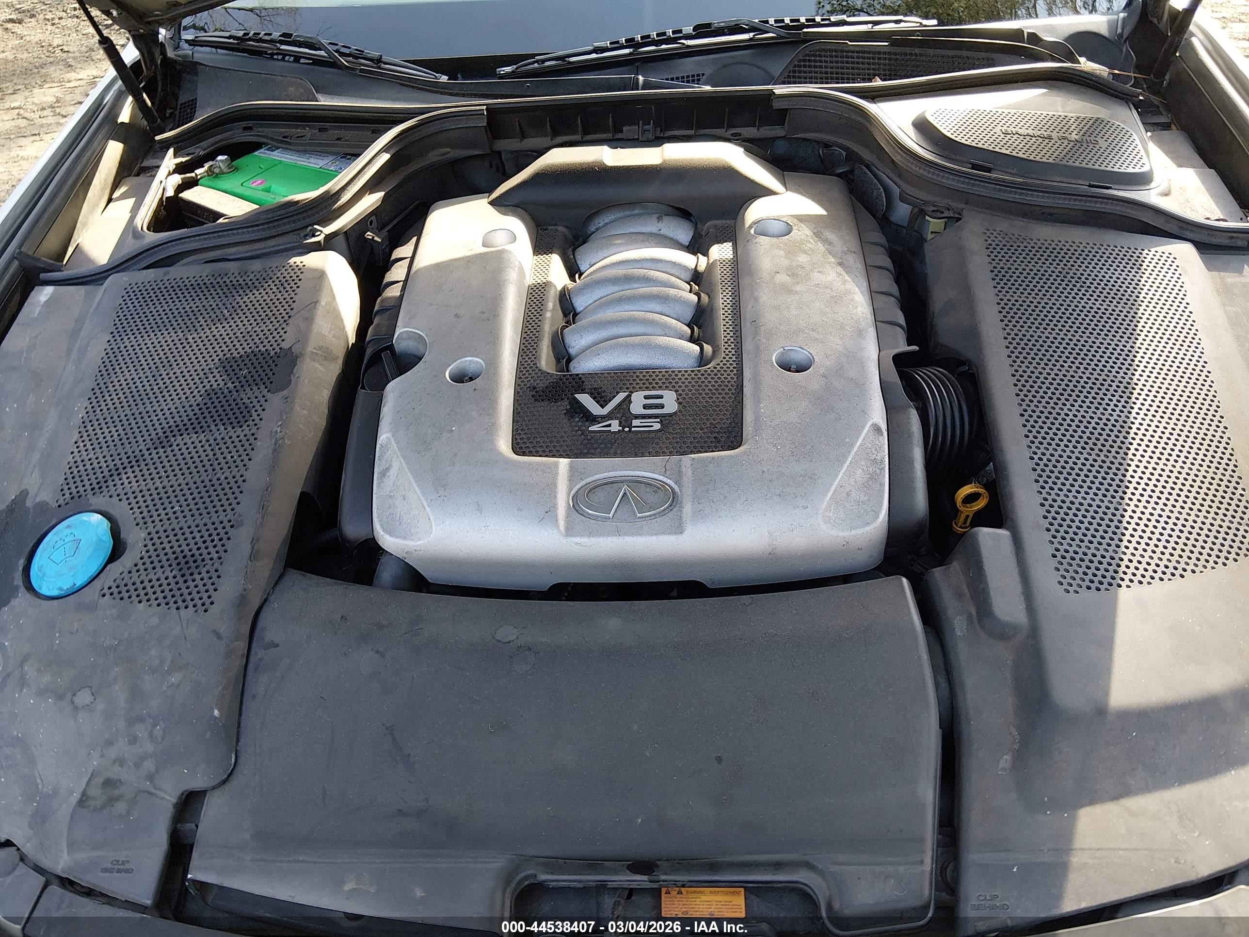 2006 Infiniti M45 Sport Серебряный vin: JNKBY01E76M200093