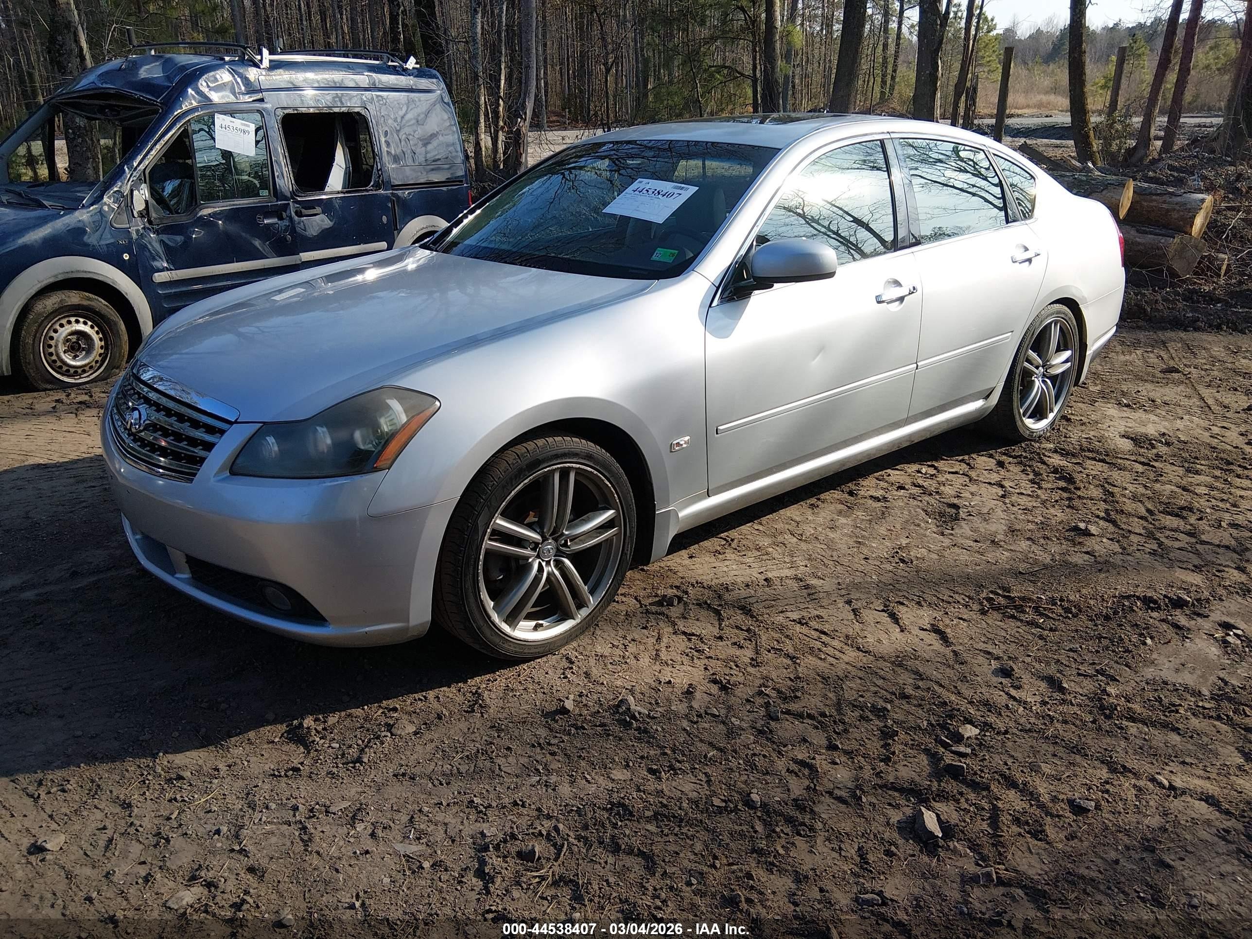2006 Infiniti M45 Sport Серебряный vin: JNKBY01E76M200093