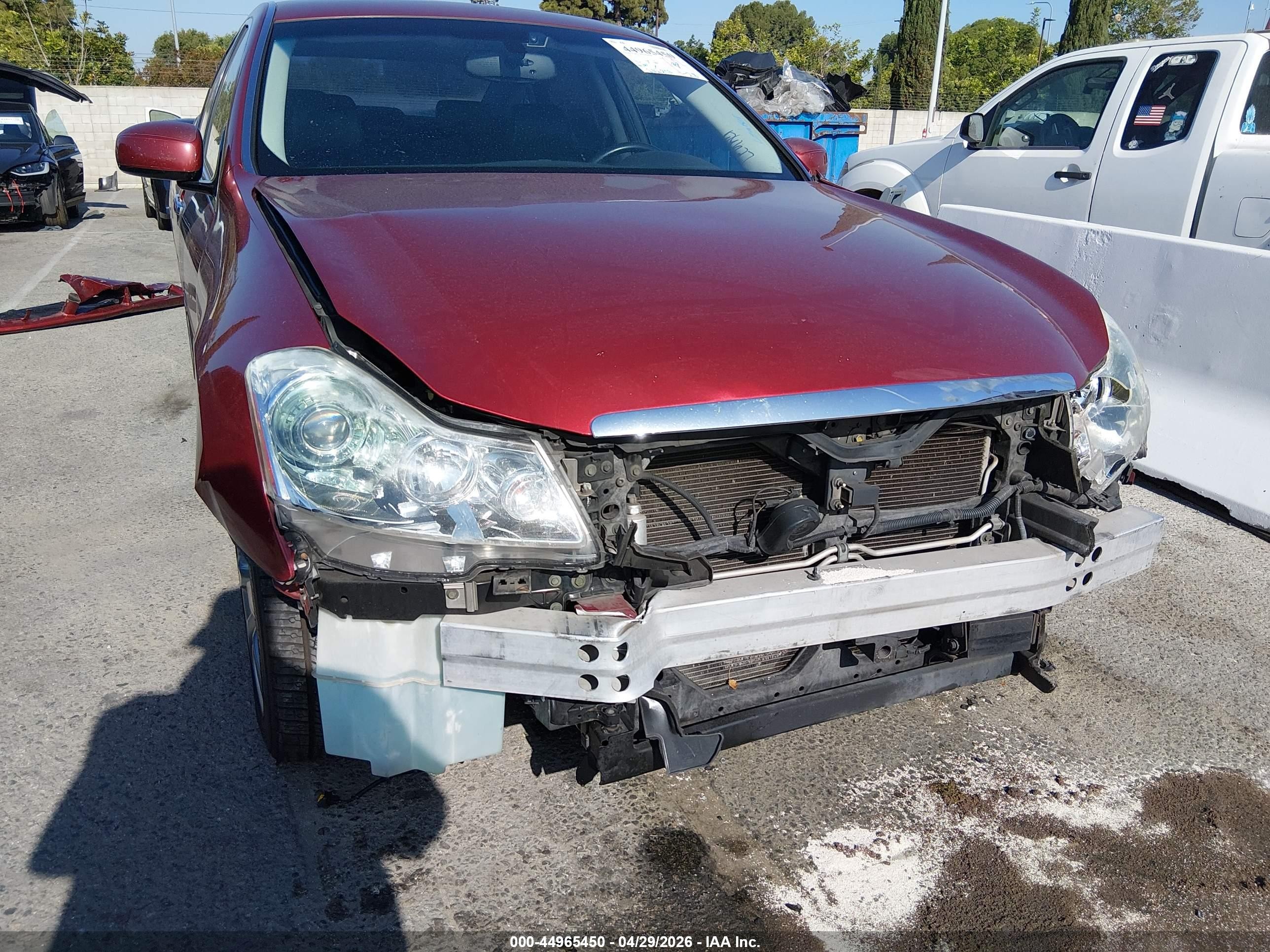 2006 Infiniti M45   Red vin: JNKBY01E76M202040