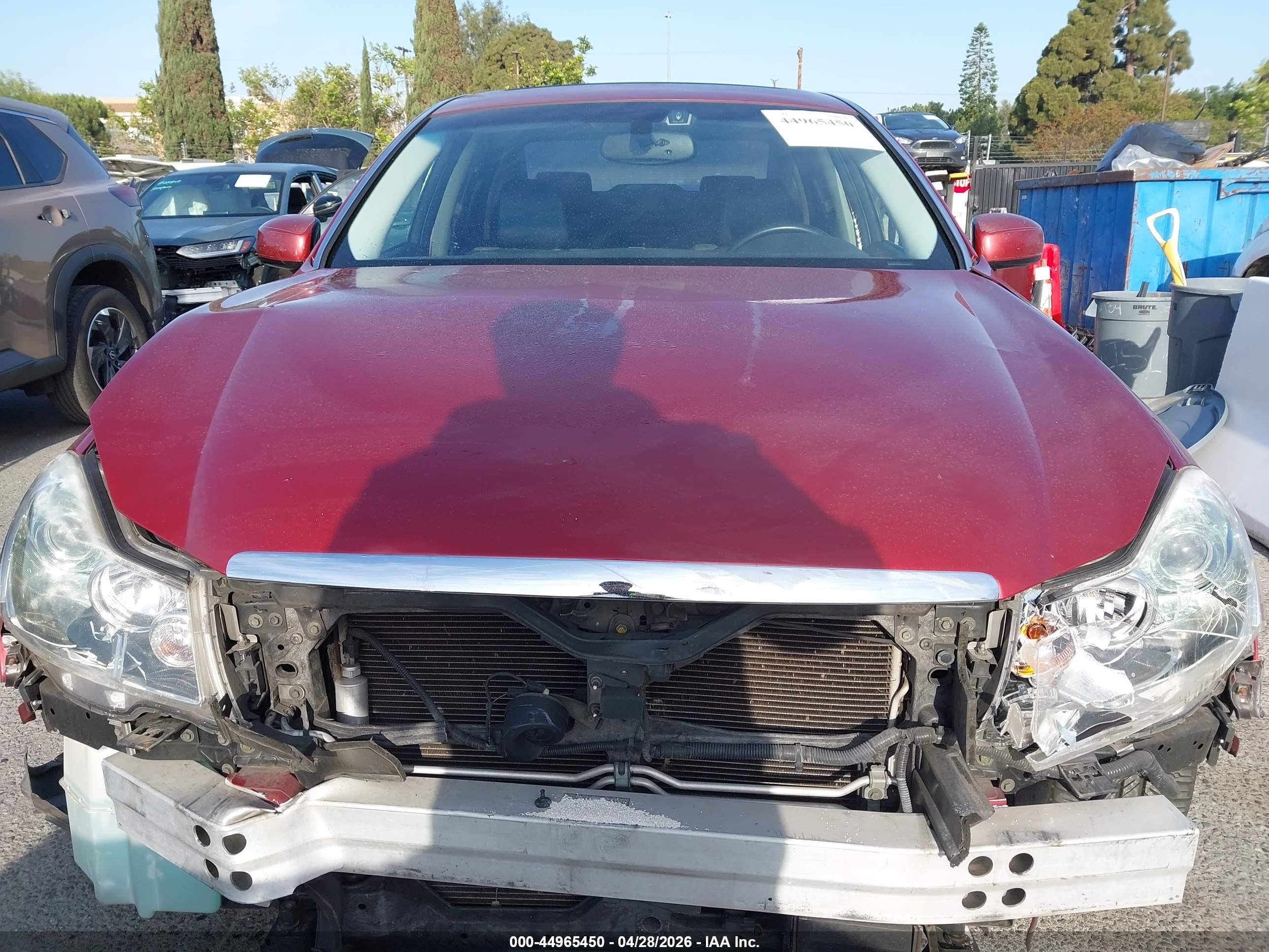 2006 Infiniti M45   Red vin: JNKBY01E76M202040