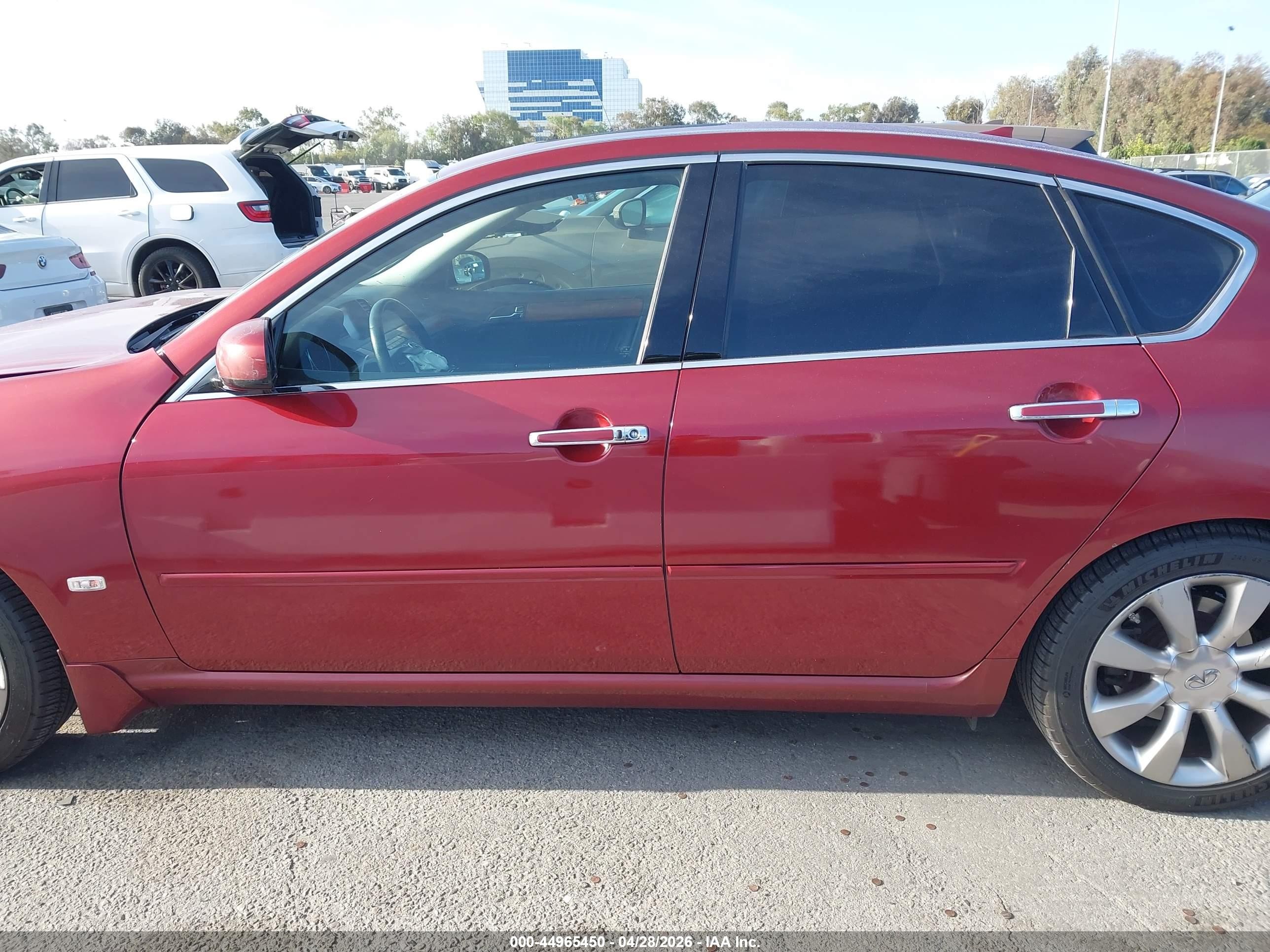 2006 Infiniti M45   Red vin: JNKBY01E76M202040