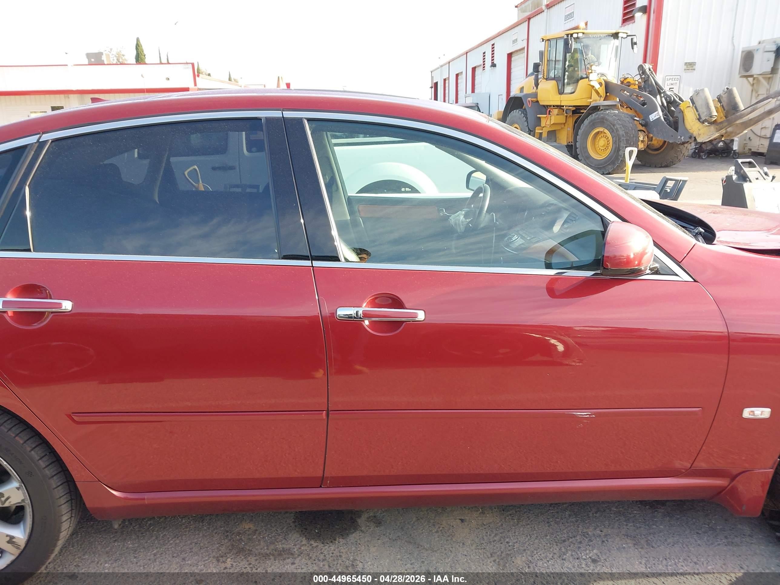 2006 Infiniti M45   Red vin: JNKBY01E76M202040