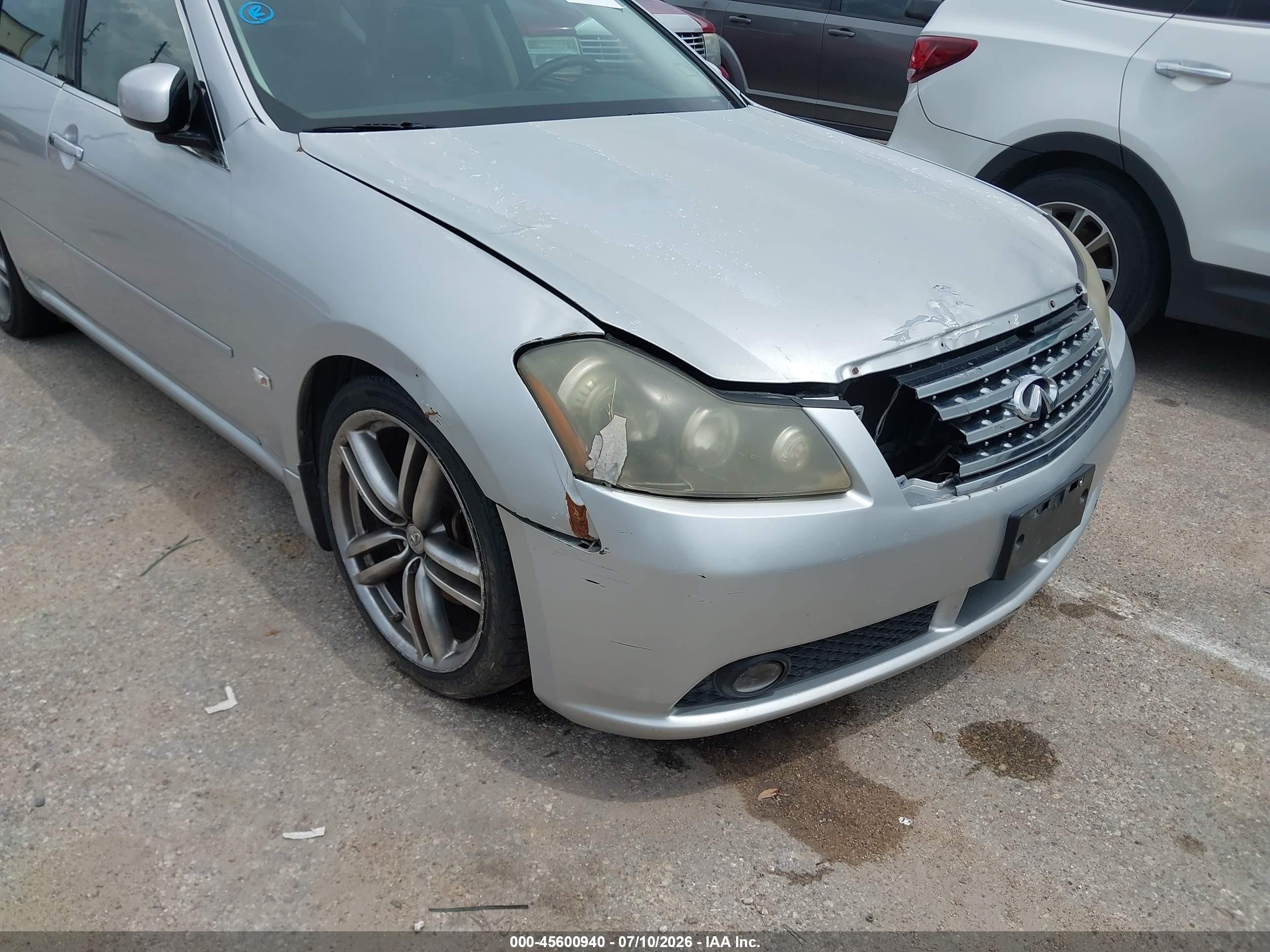 2006 Infiniti M45 Sport Silver vin: JNKBY01E76M205164