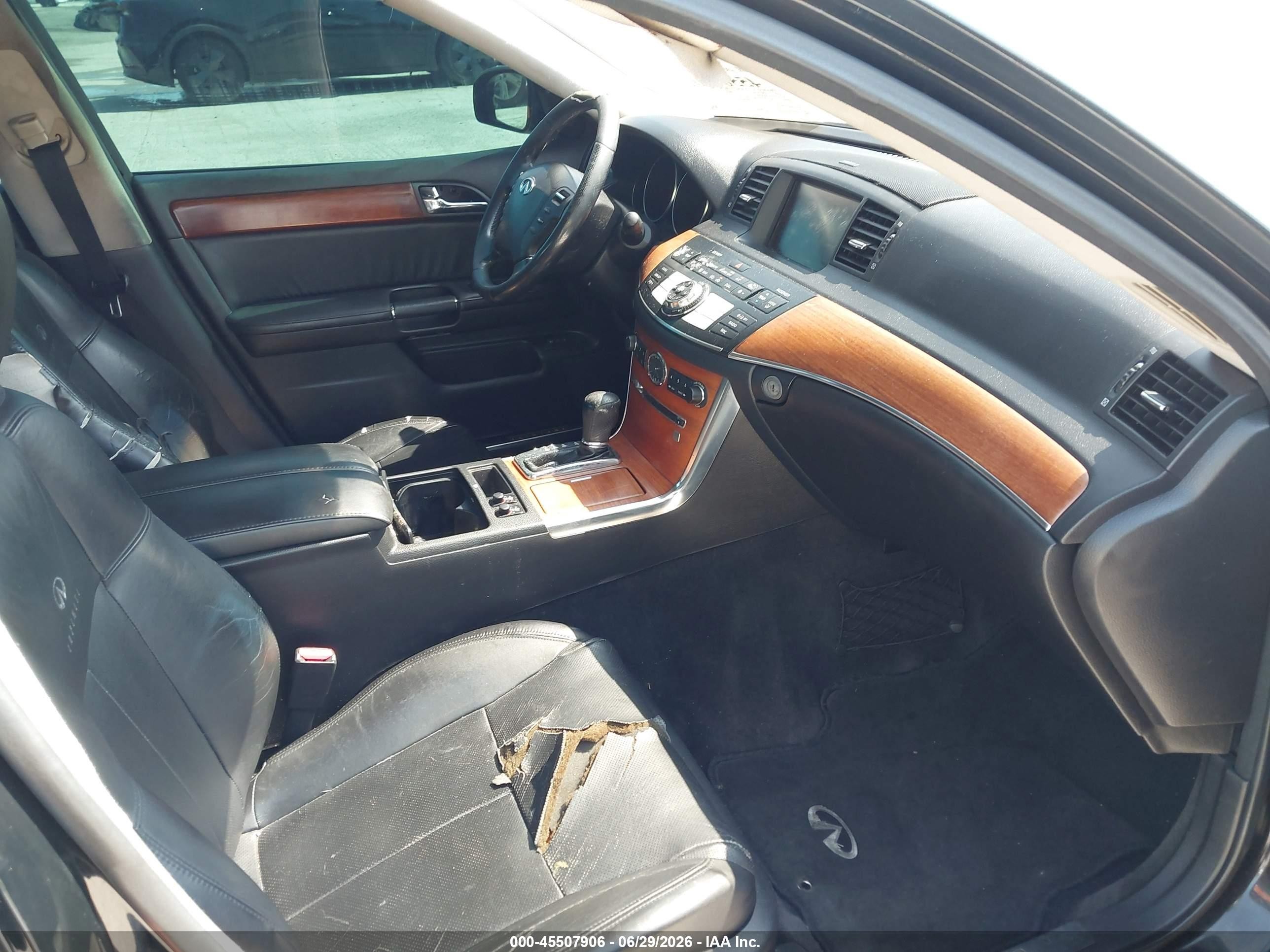 2006 Infiniti M45 Black vin: JNKBY01E76M207156