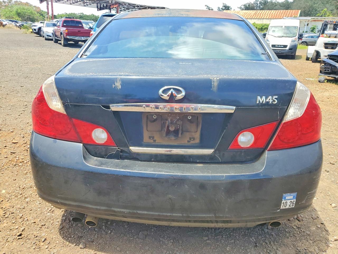 2007 Infiniti M45 Base Черный vin: JNKBY01E77M400473