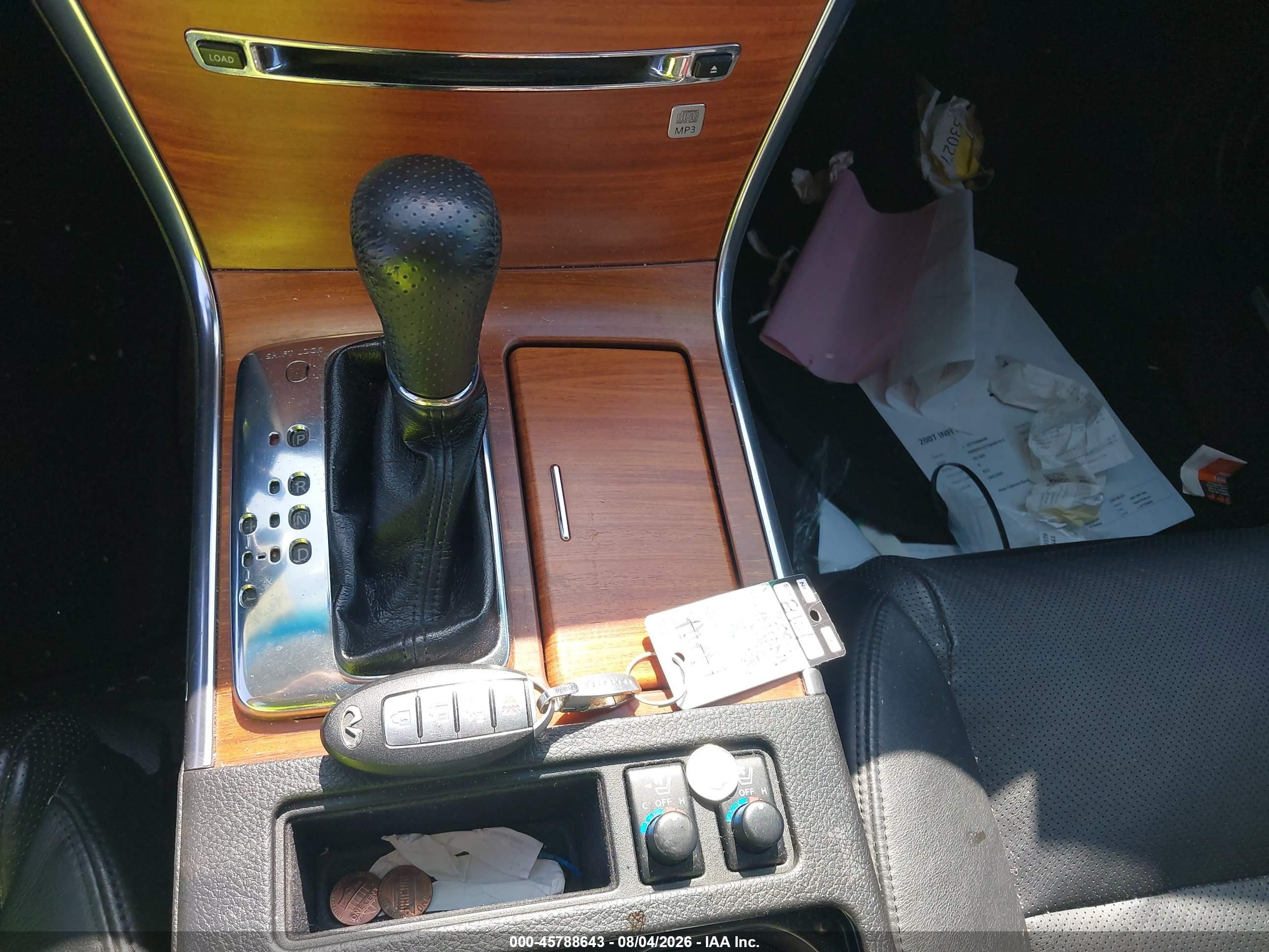 2007 Infiniti M45   Серебряный vin: JNKBY01E77M401915