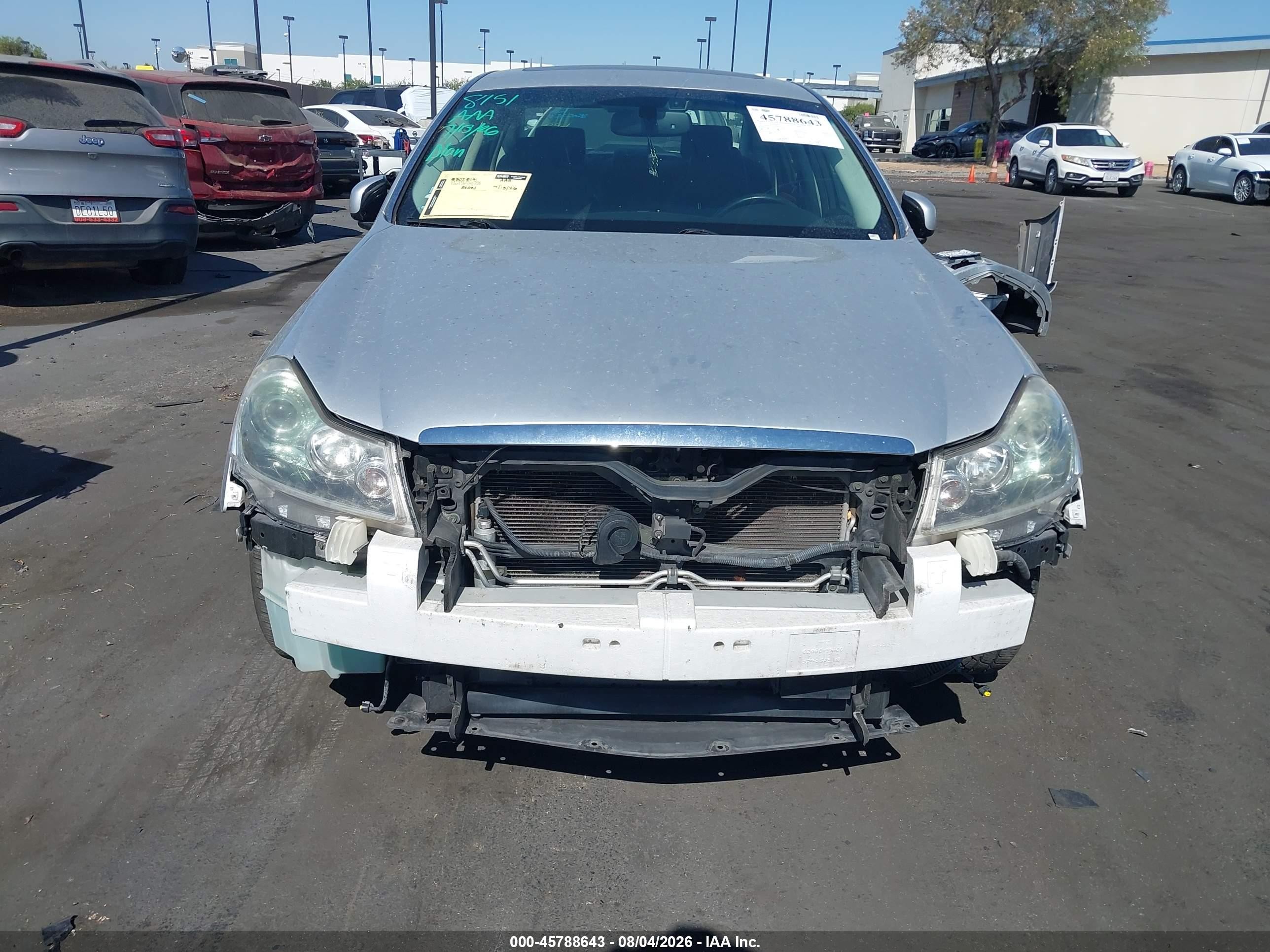2007 Infiniti M45   Серебряный vin: JNKBY01E77M401915