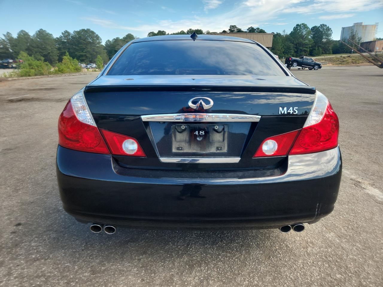 2006 Infiniti M45 Base Black vin: JNKBY01E86M204850
