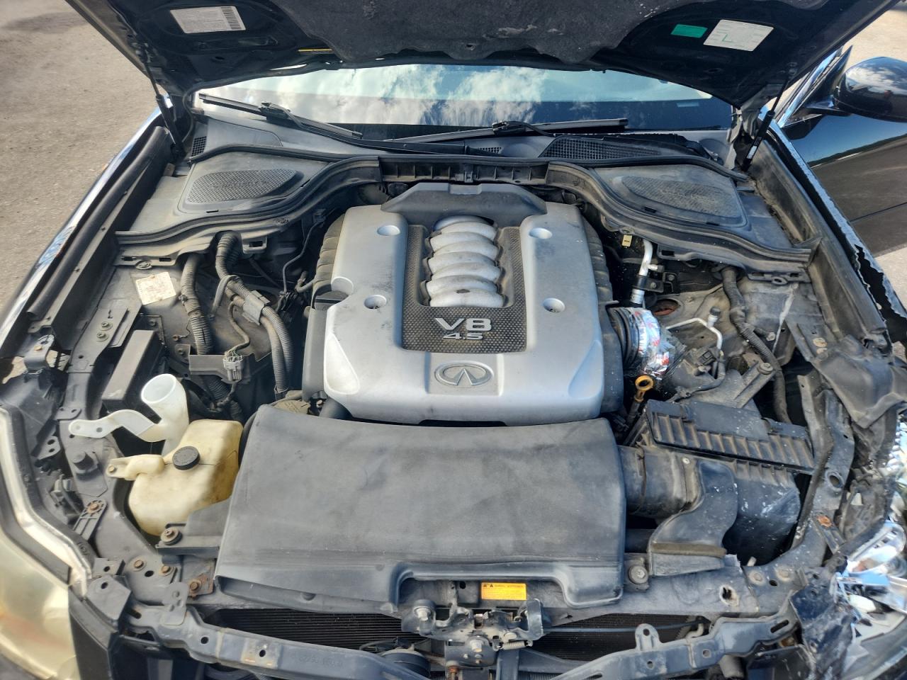 2006 Infiniti M45 Base Black vin: JNKBY01E86M204850