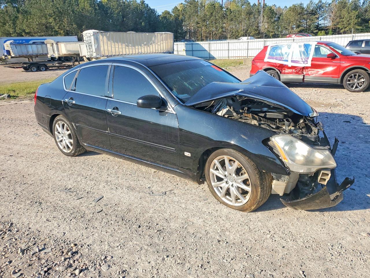 2006 Infiniti M45 Base Black vin: JNKBY01E86M207084