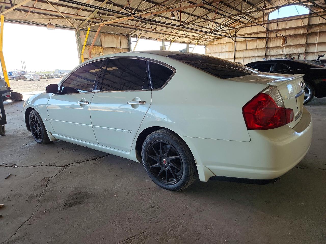 2007 Infiniti M45 Base White vin: JNKBY01E87M401230