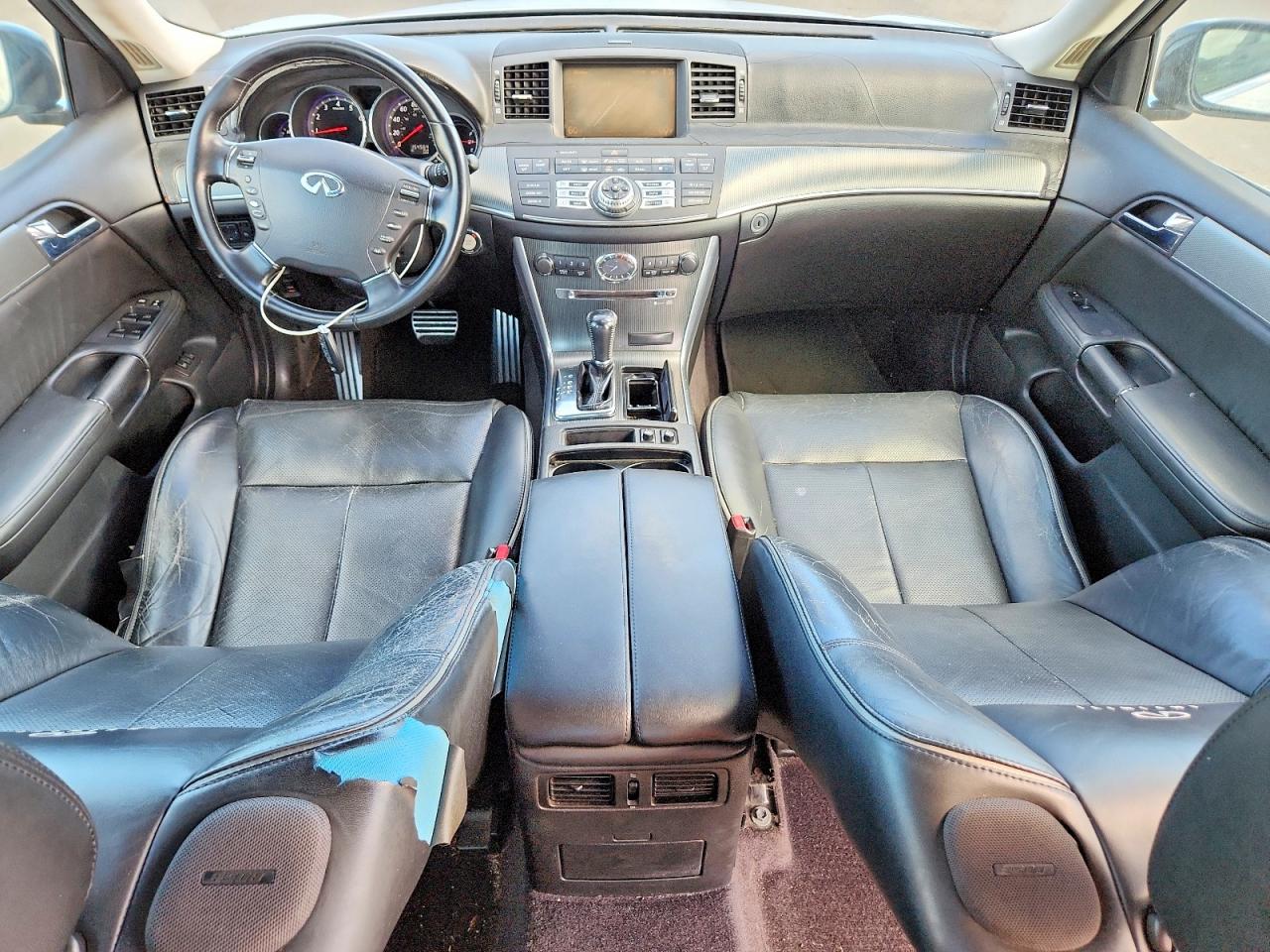 2008 Infiniti M45 Base Silver vin: JNKBY01E88M500096