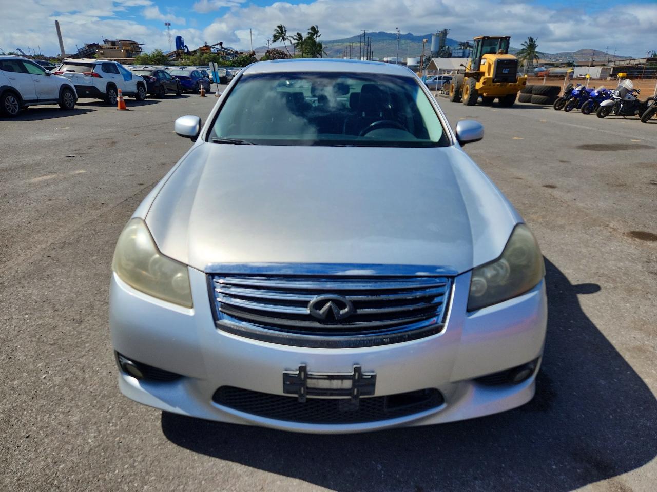 2008 Infiniti M45 Base Silver vin: JNKBY01E88M500096