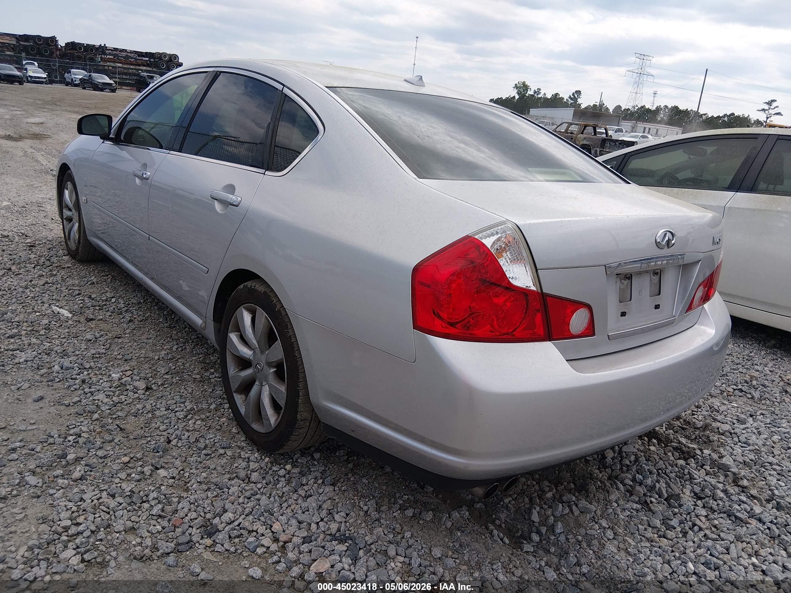 2006 Infiniti M45   Серебряный vin: JNKBY01E96M201035