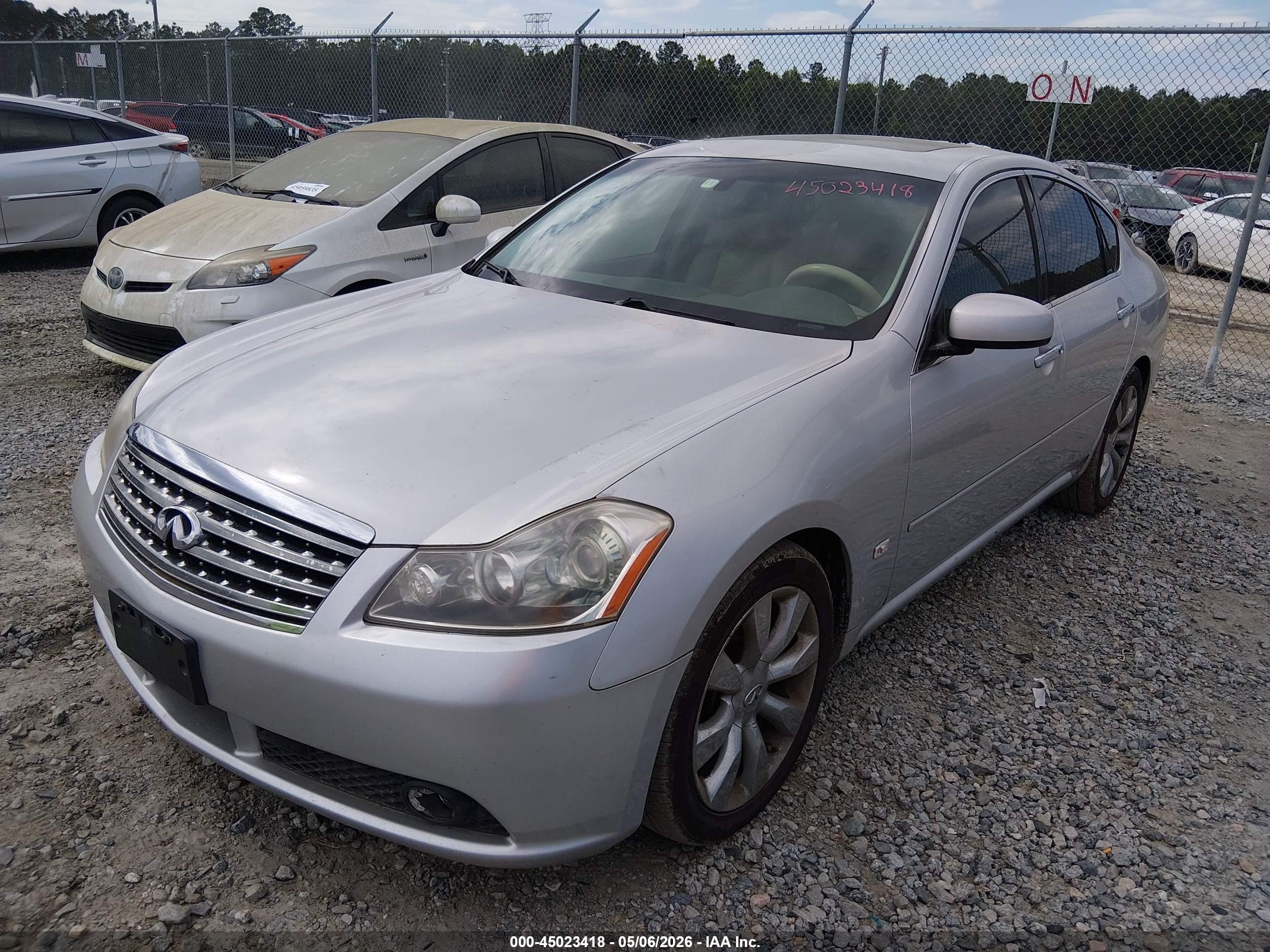 2006 Infiniti M45   Серебряный vin: JNKBY01E96M201035