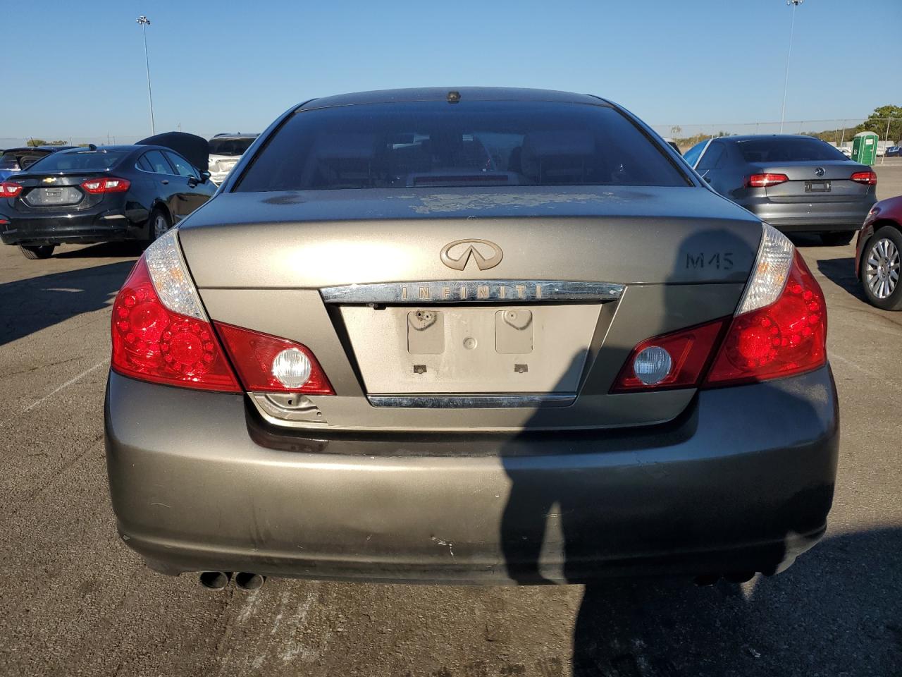 2006 Infiniti M45 Base Brown vin: JNKBY01E96M202847